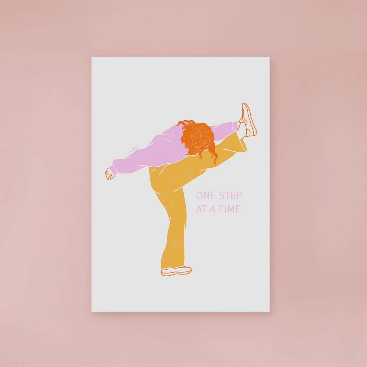 ONE STEP – ART PRINT