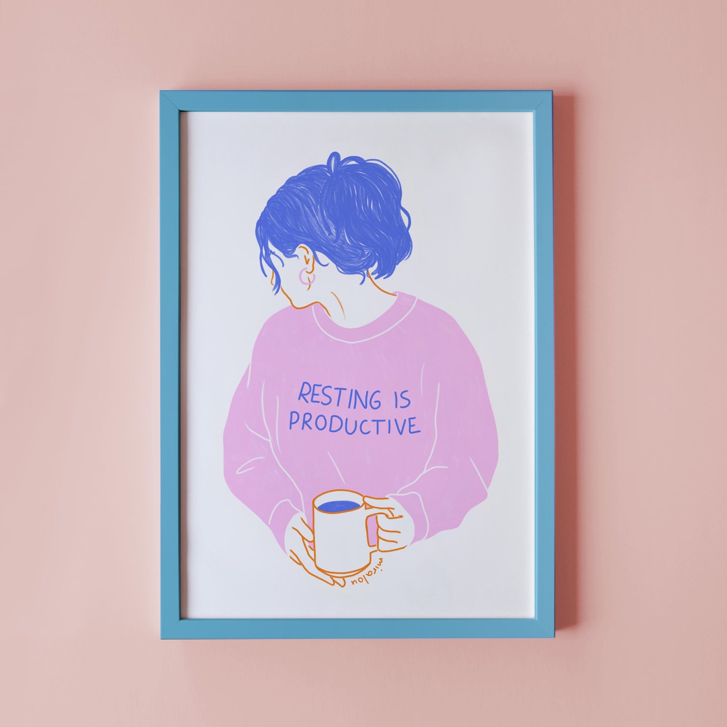 RESTING IS PRODUCTIVE – ART PRINT