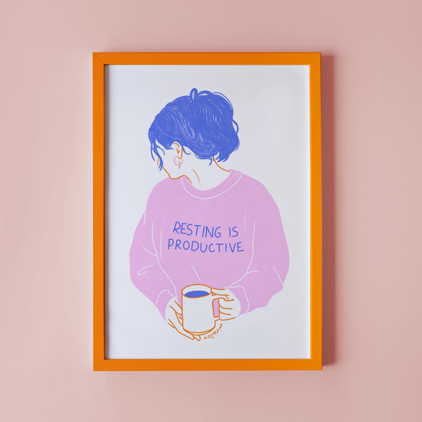 RESTING IS PRODUCTIVE – ART PRINT