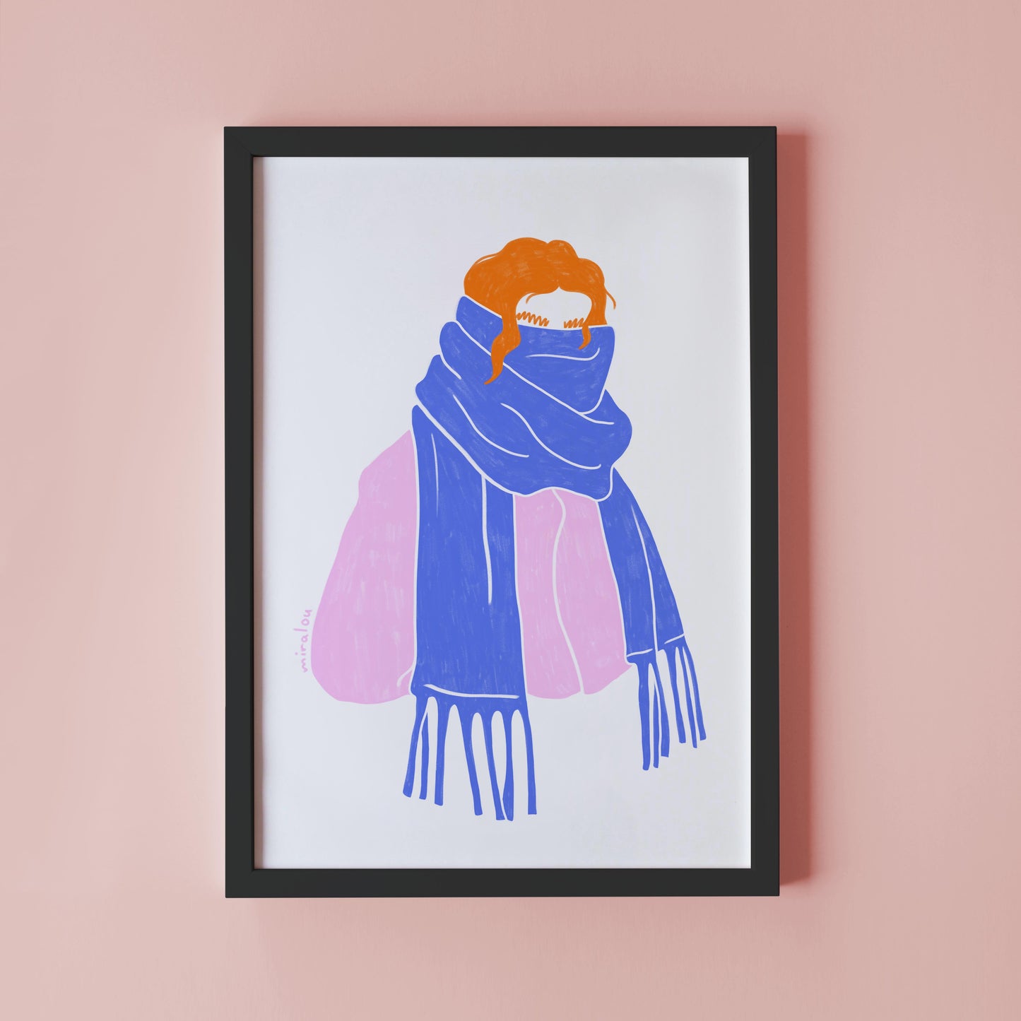 SCARF MOOD – ART PRINT