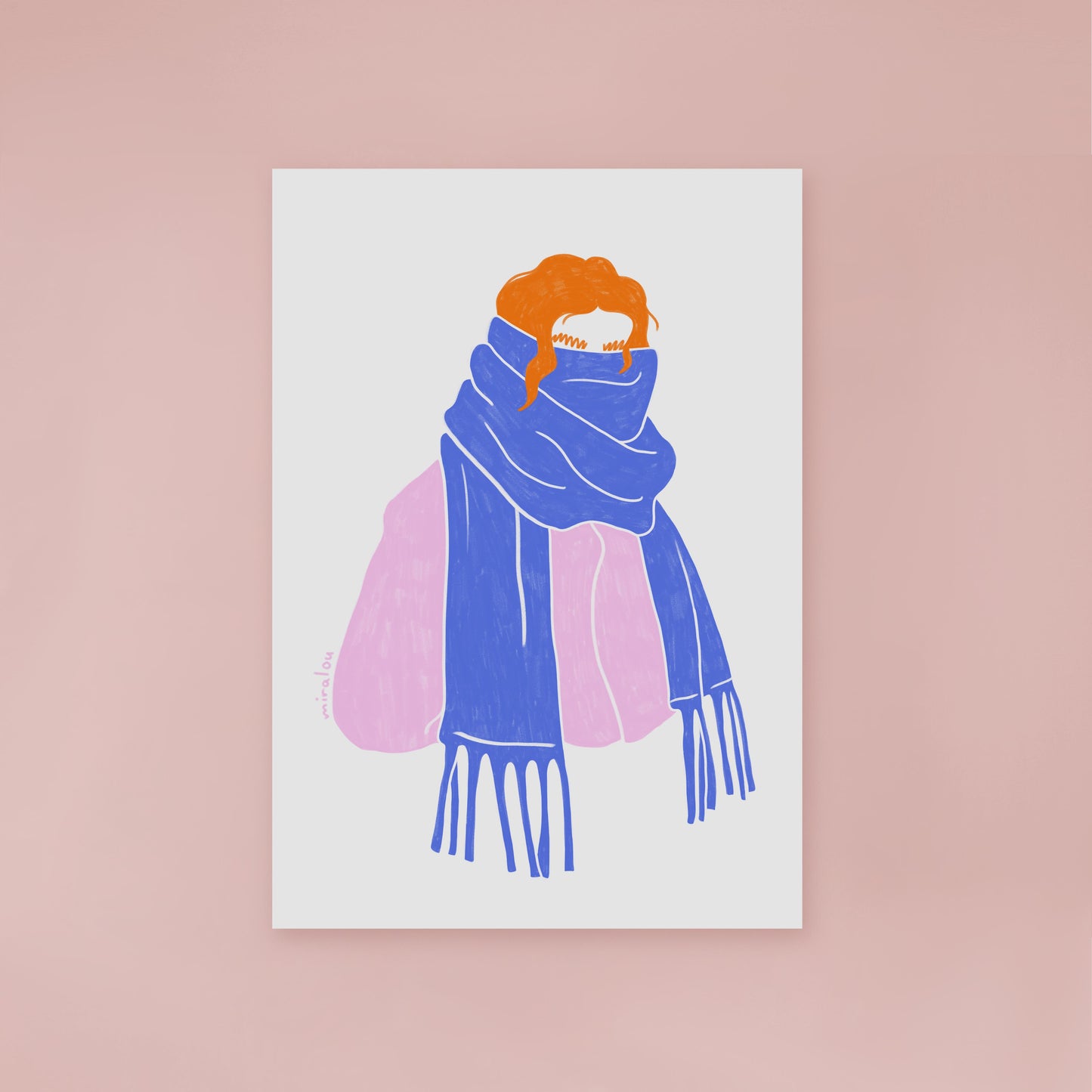 SCARF MOOD – ART PRINT