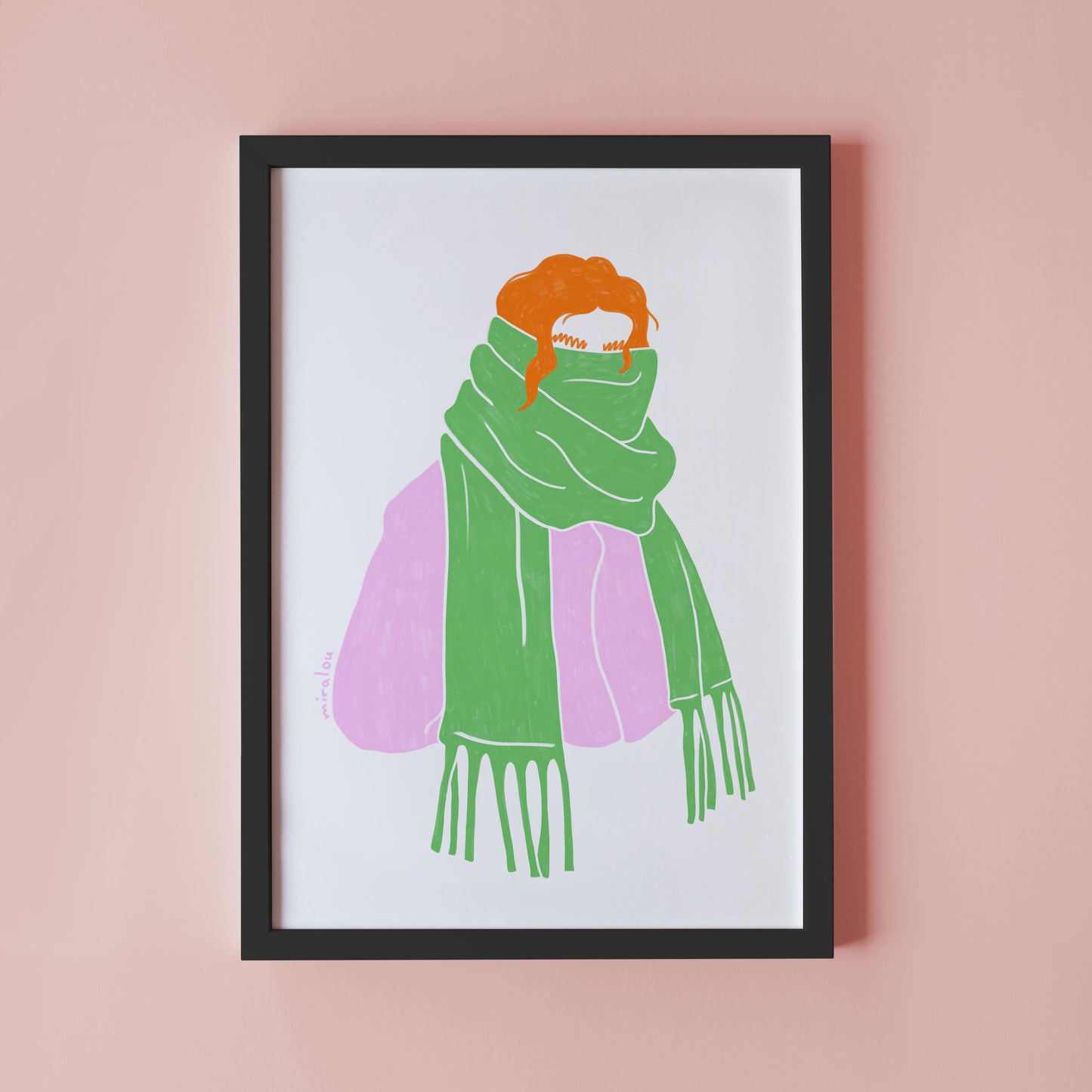 SCARF MOOD – ART PRINT