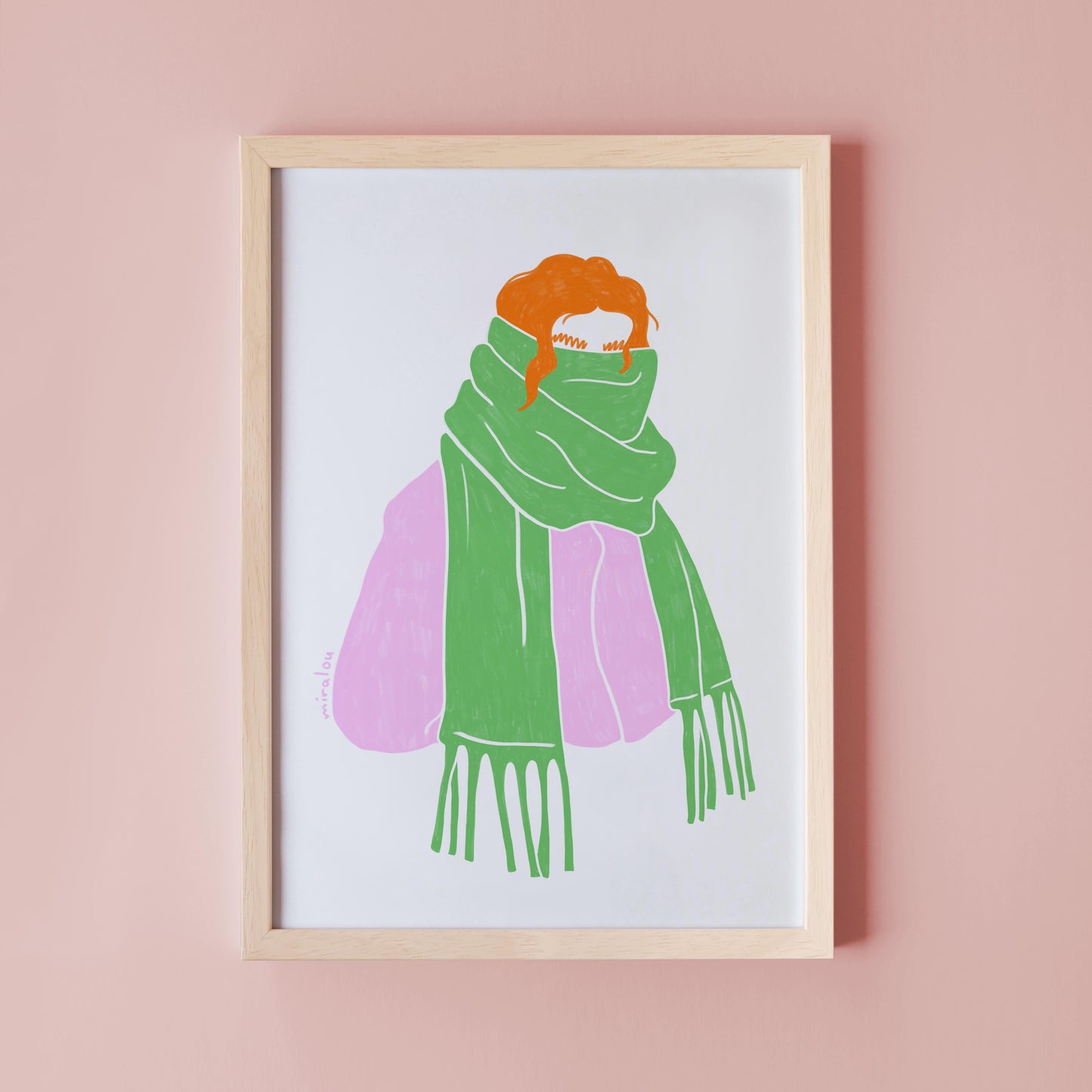 SCARF MOOD – ART PRINT