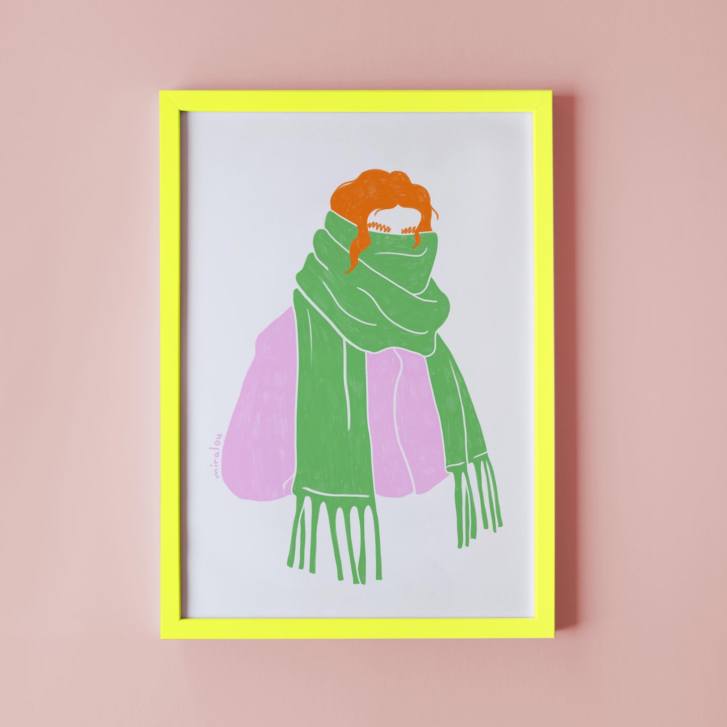 SCARF MOOD – ART PRINT