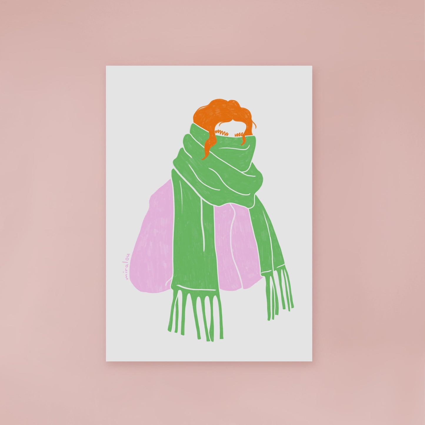SCARF MOOD – ART PRINT