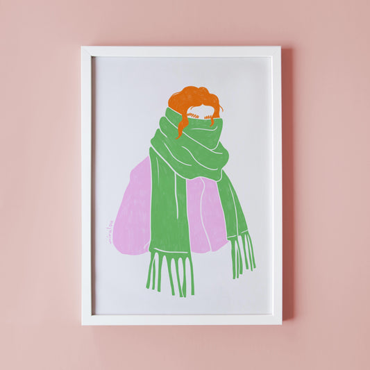 SCARF MOOD – ART PRINT