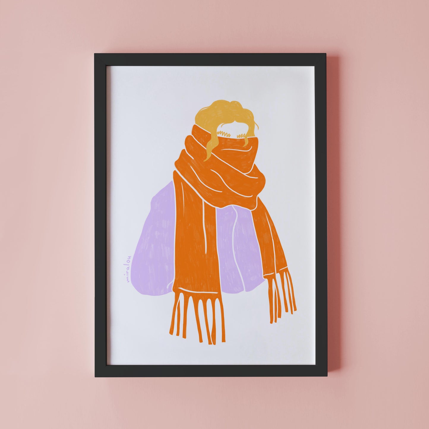 SCARF MOOD – ART PRINT