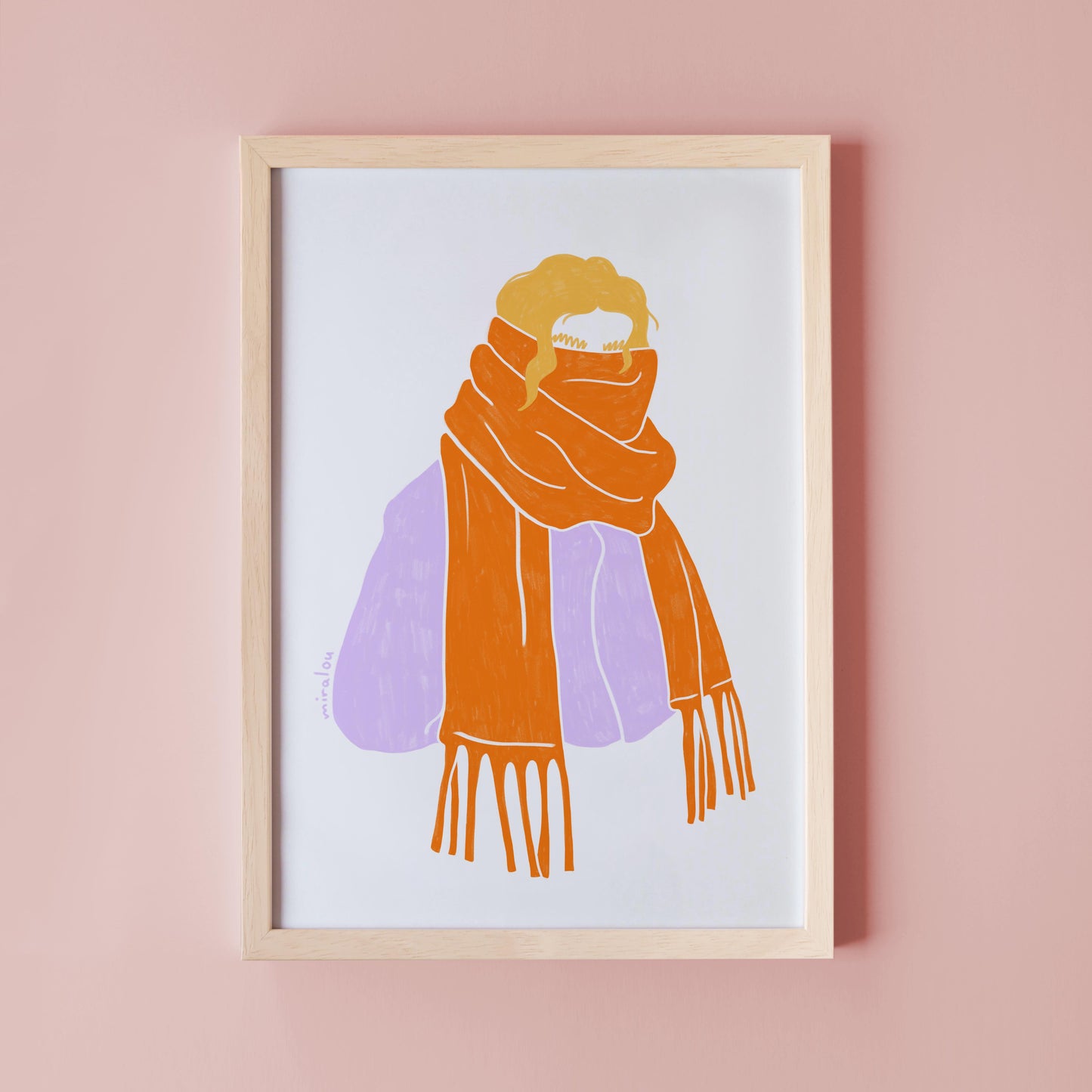 SCARF MOOD – ART PRINT