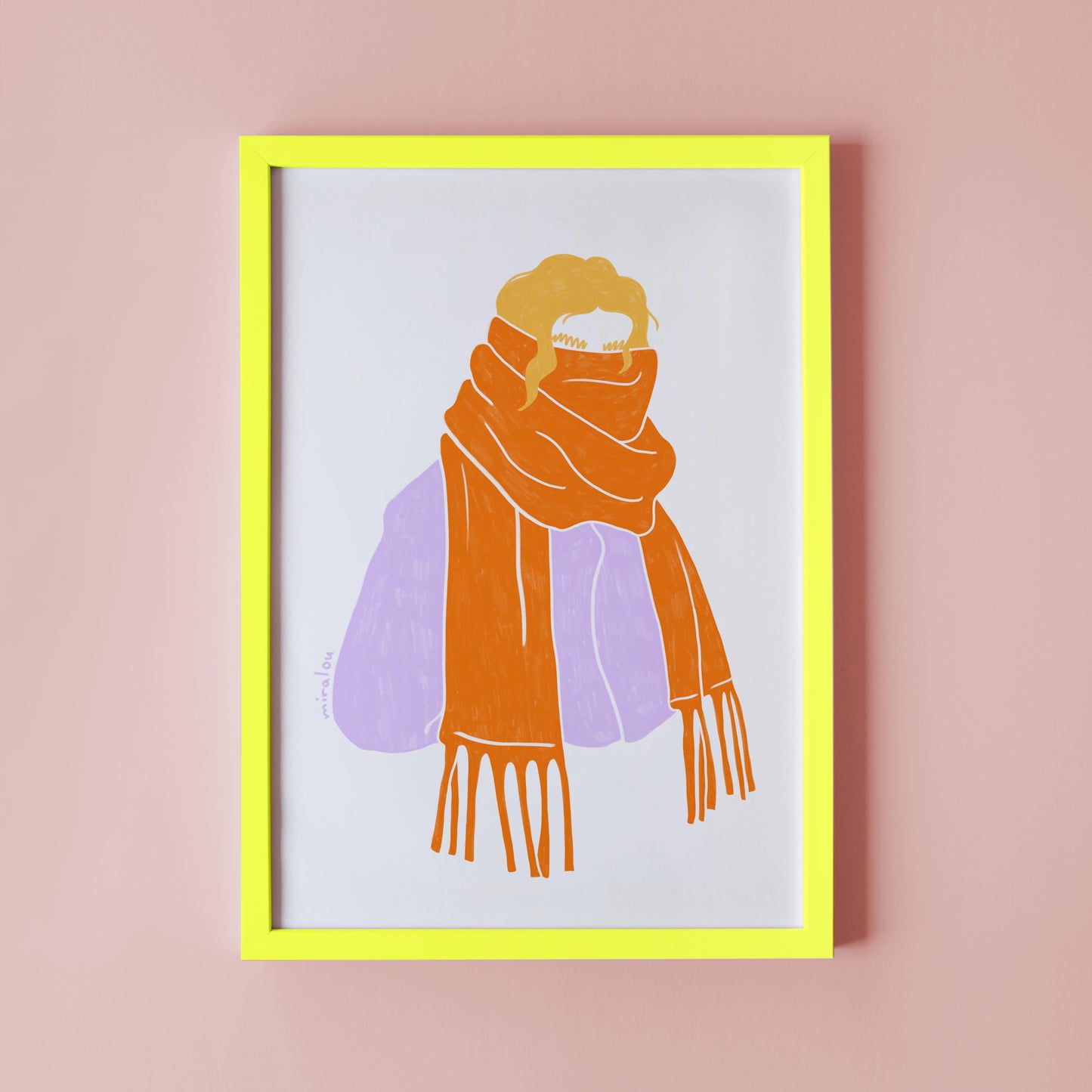 SCARF MOOD – ART PRINT