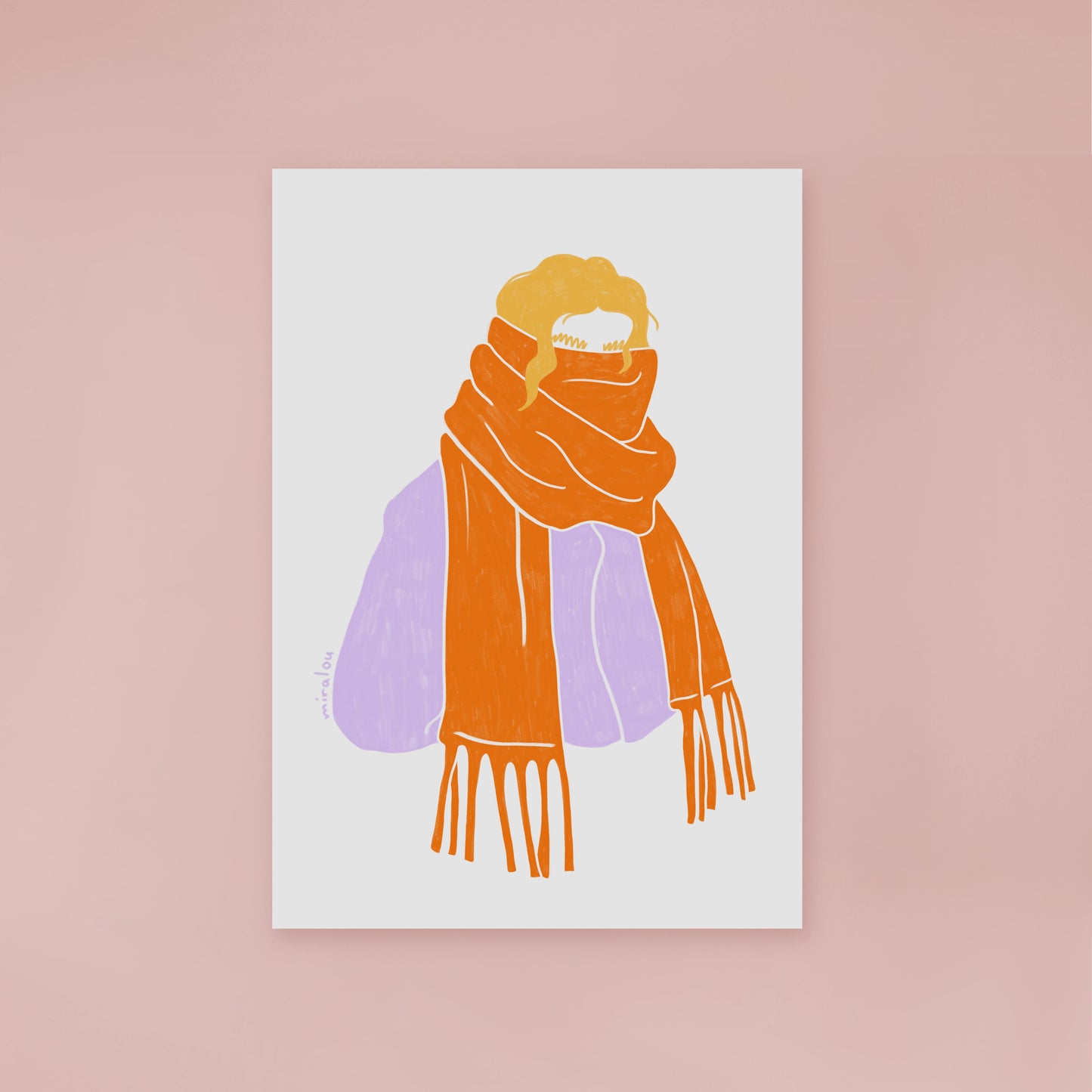 SCARF MOOD – ART PRINT