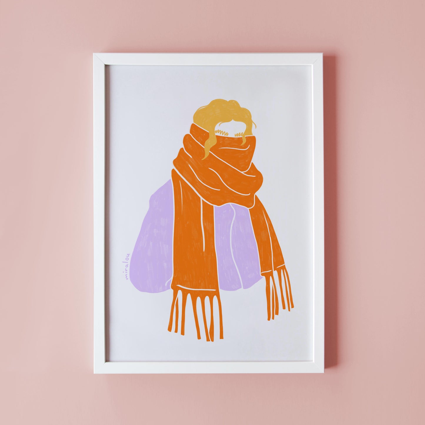 SCARF MOOD – ART PRINT