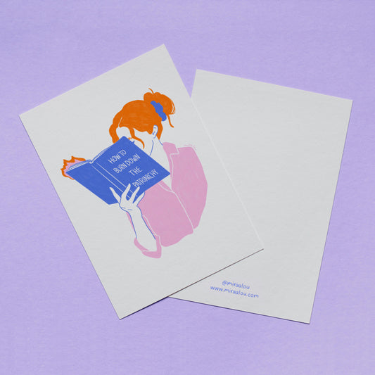GIRLS GIRLS GIRLS - POSTCARD SET (4 PIECES)