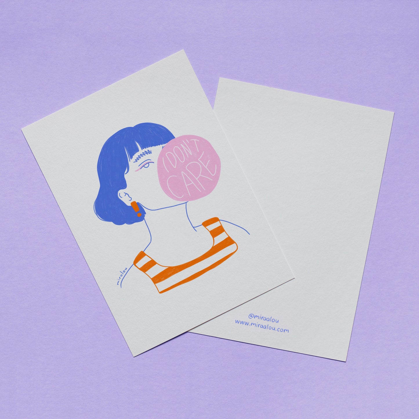 GIRLS GIRLS GIRLS - POSTCARD SET (4 PIECES)