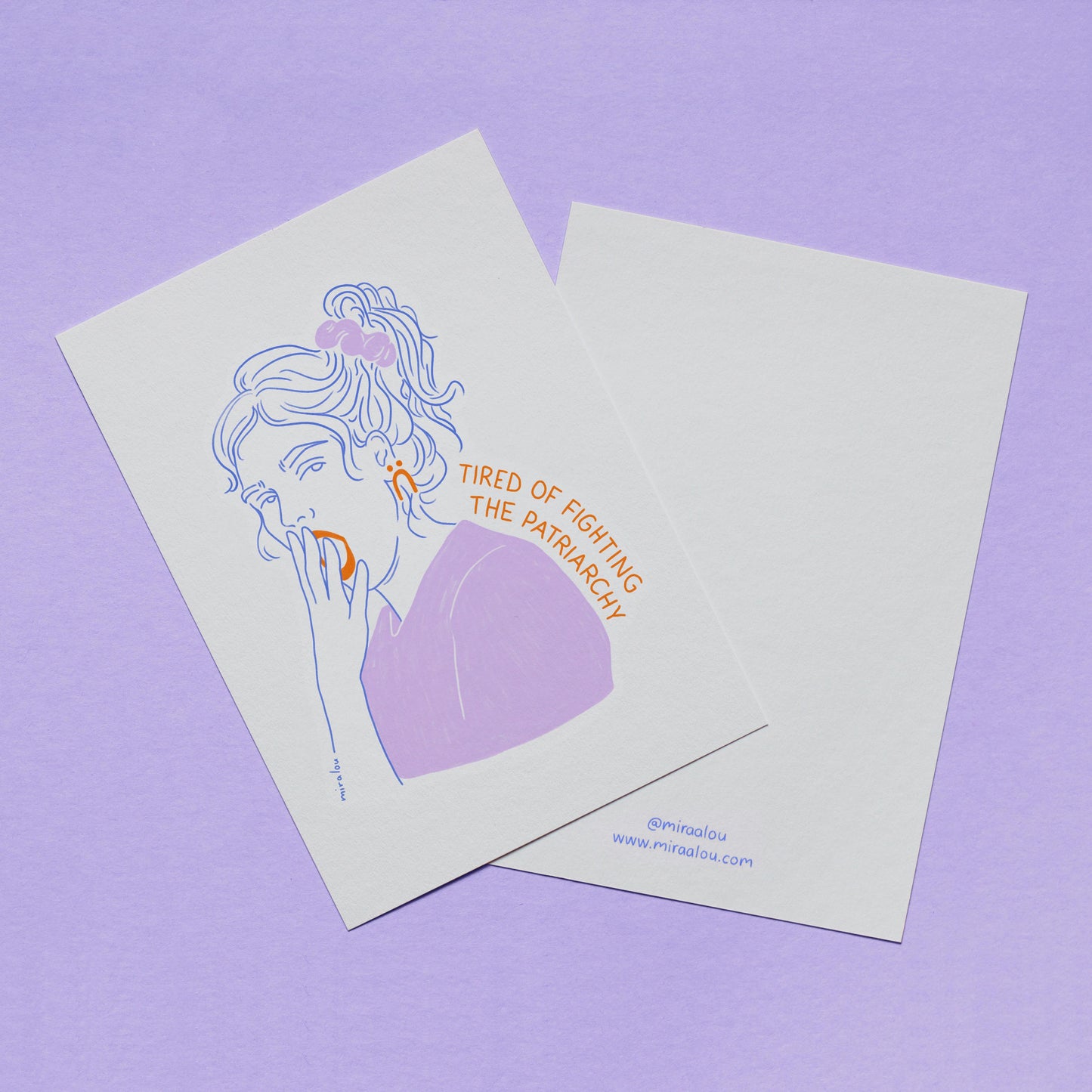 GIRLS GIRLS GIRLS - POSTCARD SET (4 PIECES)