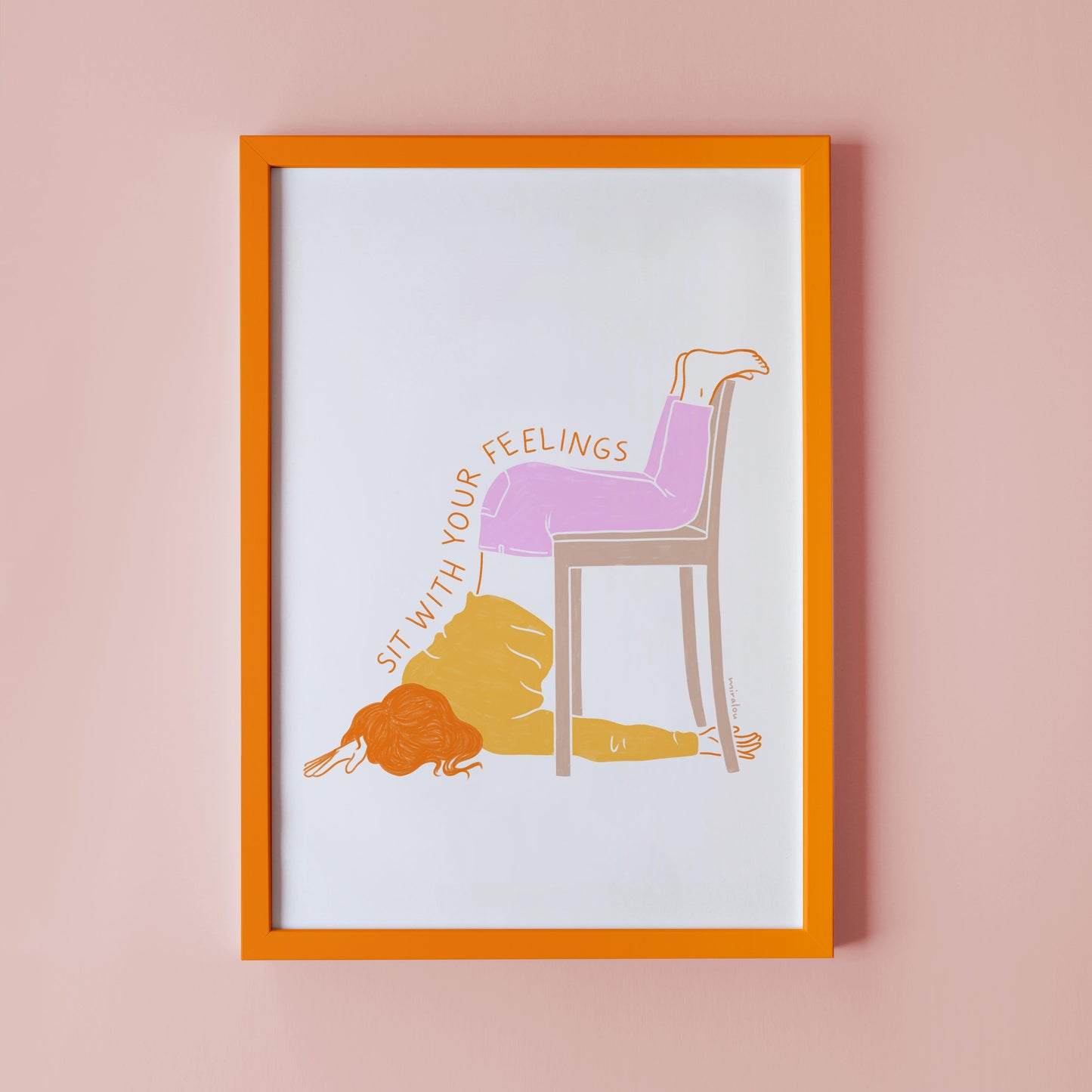SIT WITH YOUR FEELINGS – KUNSTDRUCK