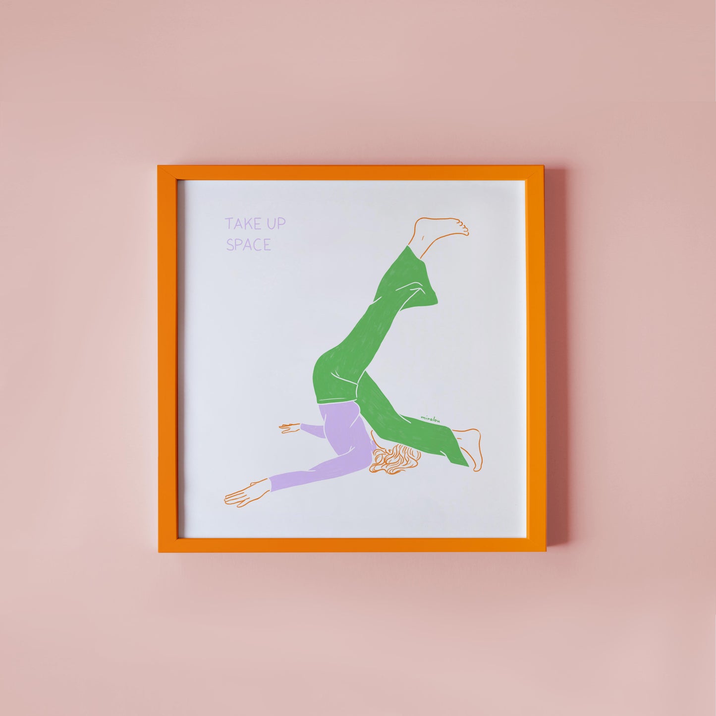 TAKE UP SPACE - KUNSTDRUCK