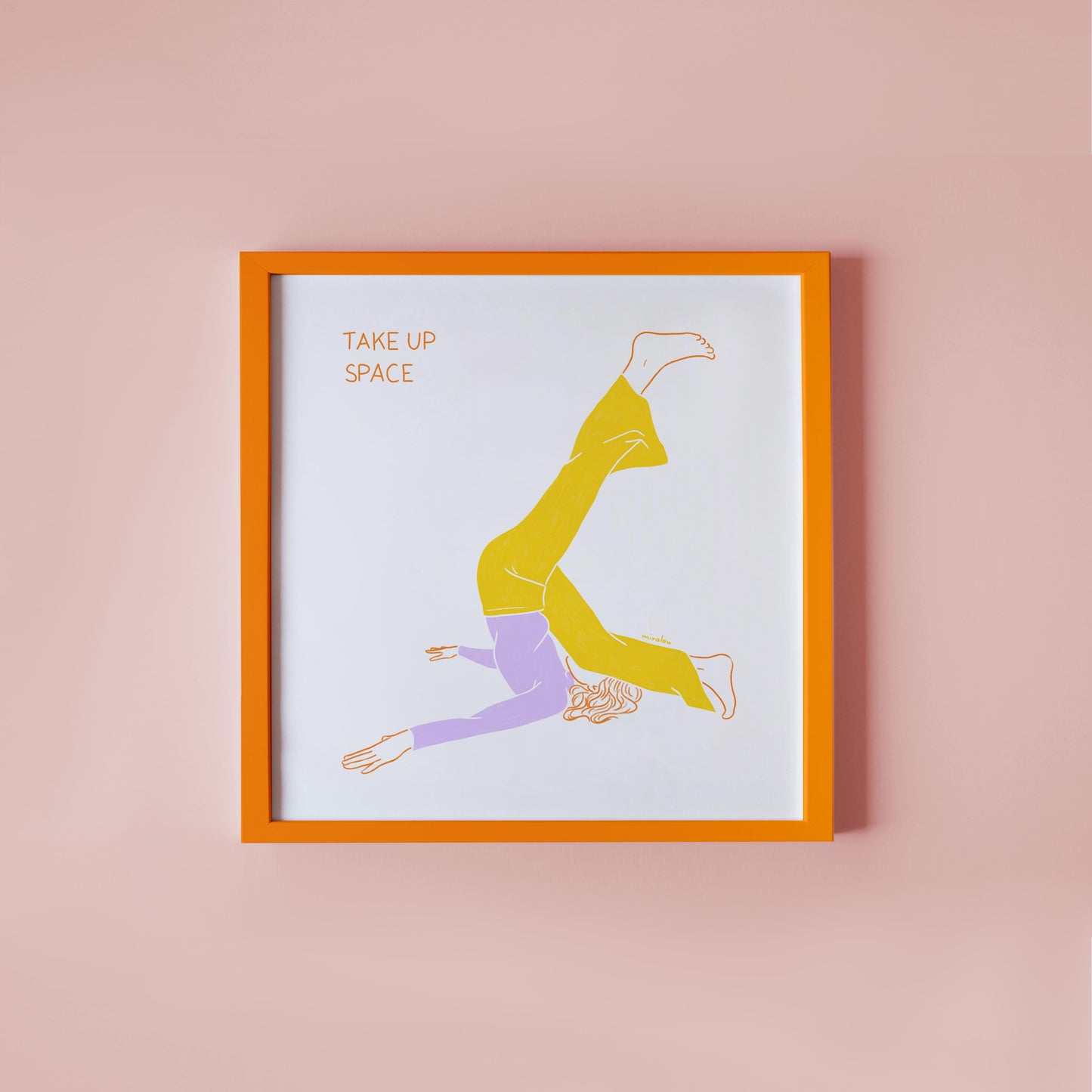 TAKE UP SPACE - KUNSTDRUCK
