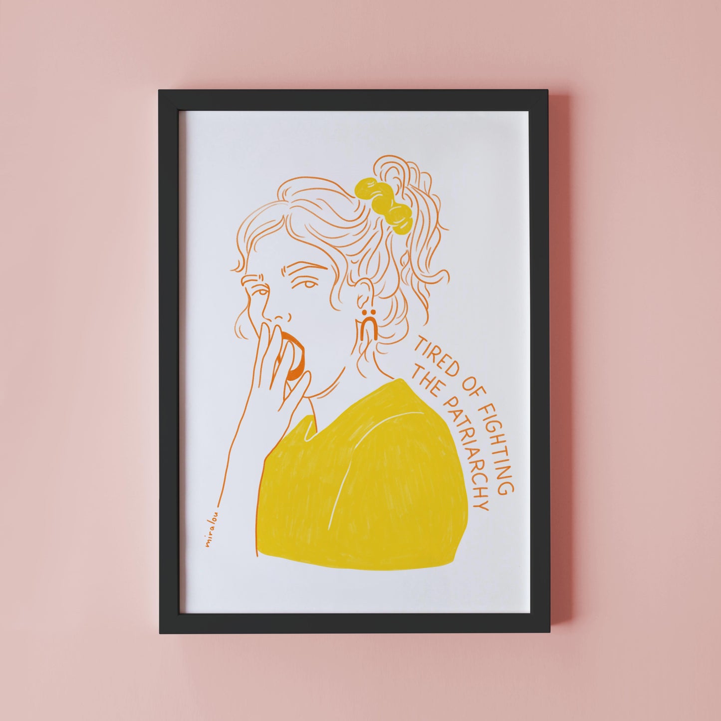 TIRED OF FIGHTING – KUNSTDRUCK