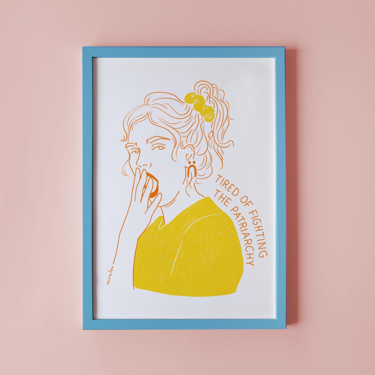 TIRED OF FIGHTING – KUNSTDRUCK