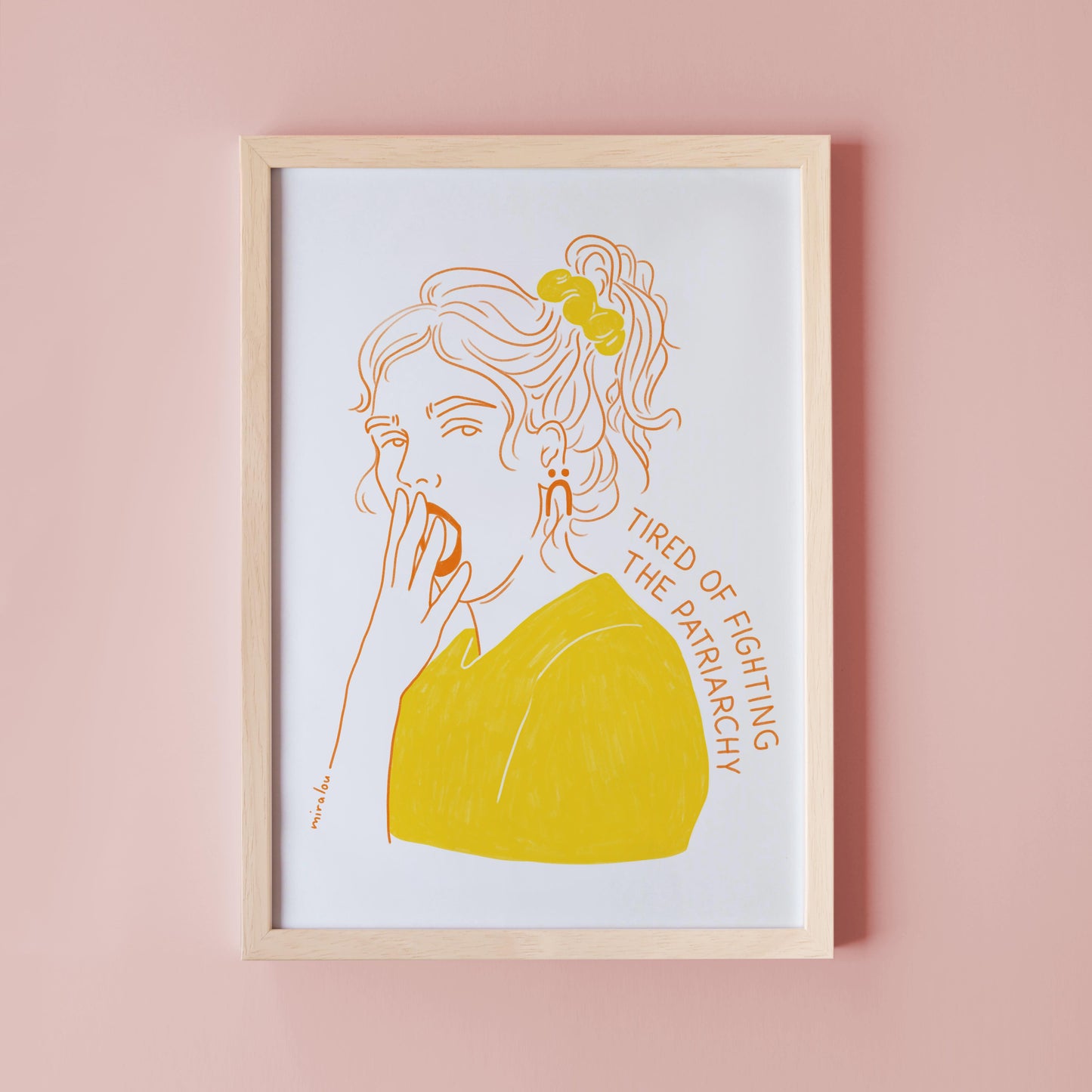 TIRED OF FIGHTING – KUNSTDRUCK