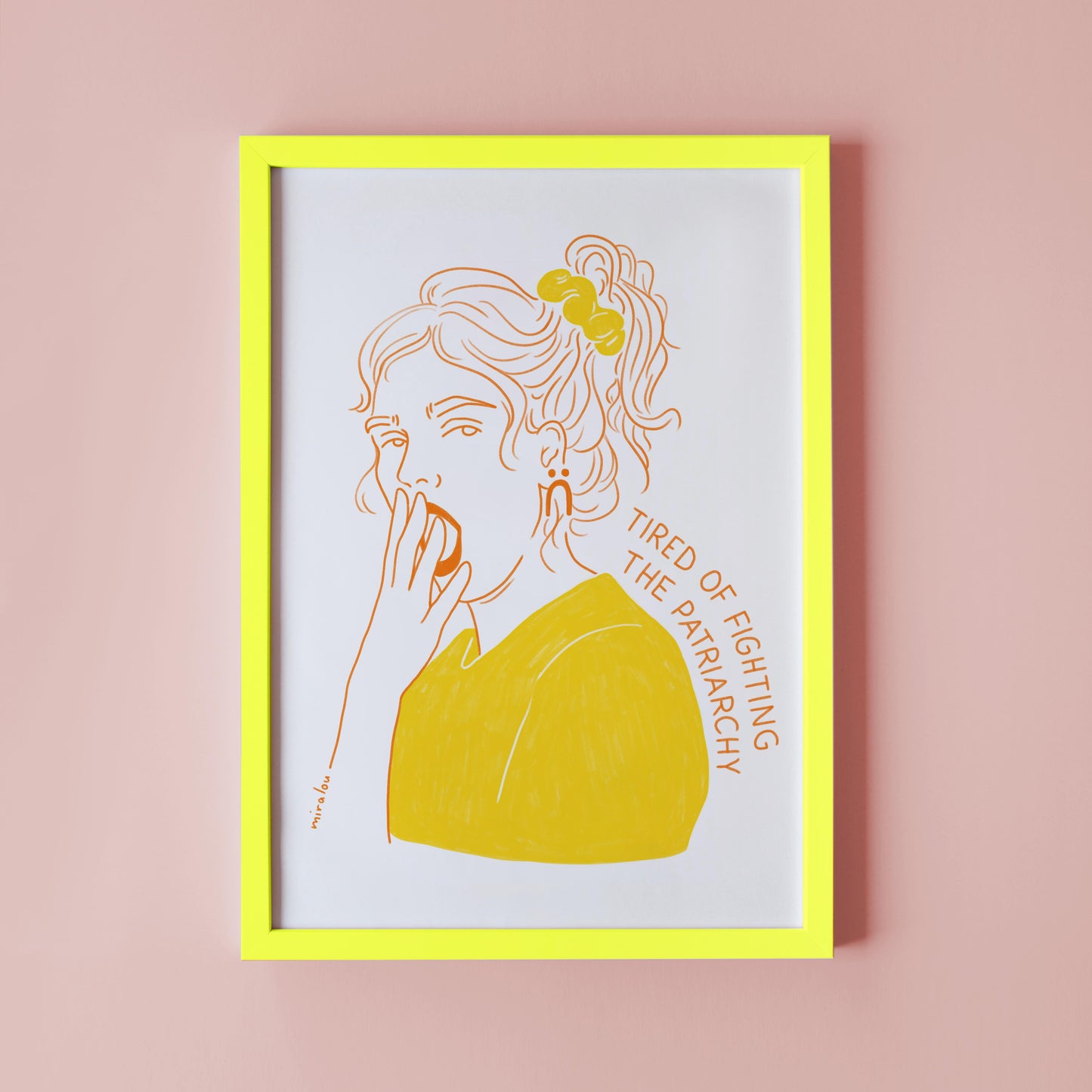 TIRED OF FIGHTING – KUNSTDRUCK
