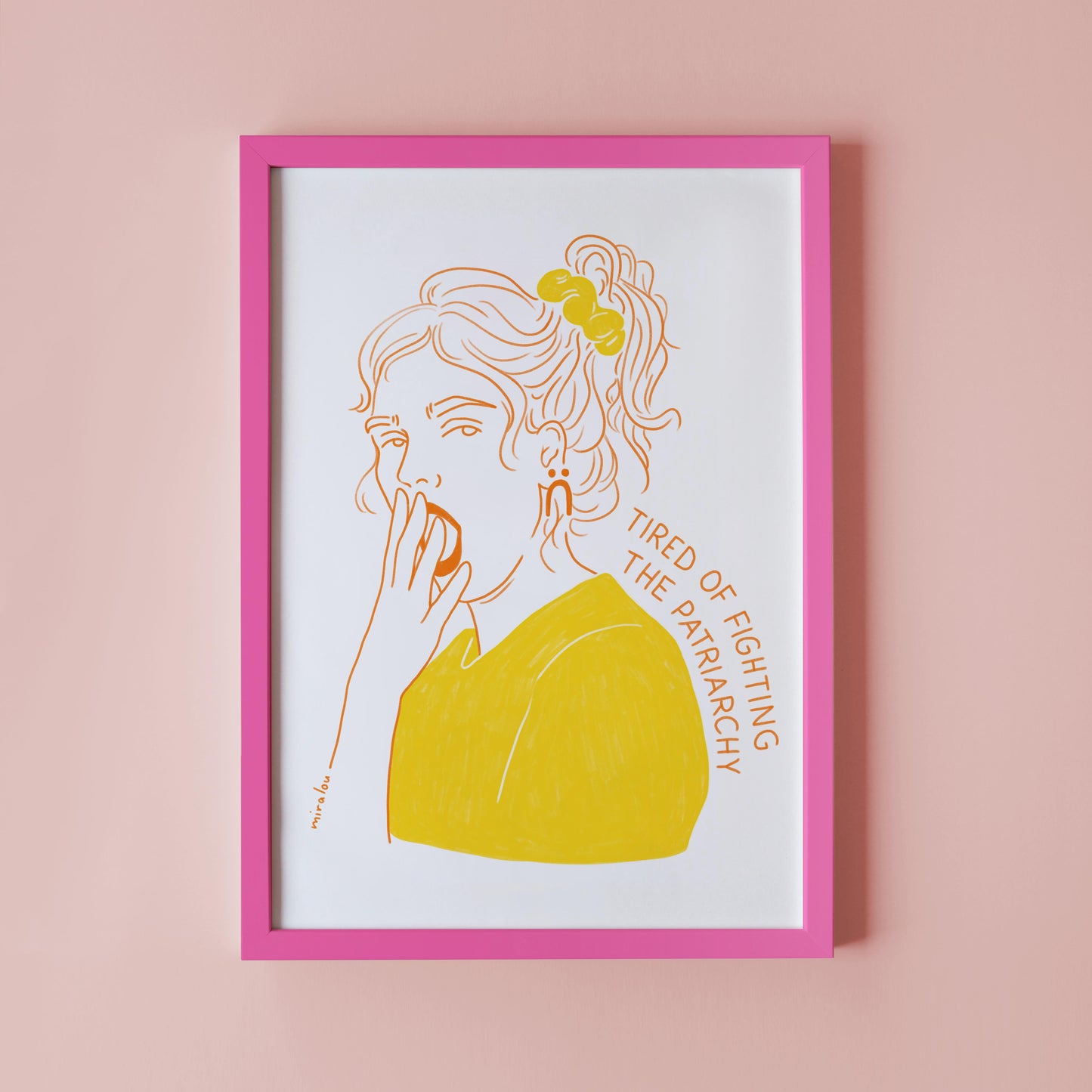 TIRED OF FIGHTING – KUNSTDRUCK