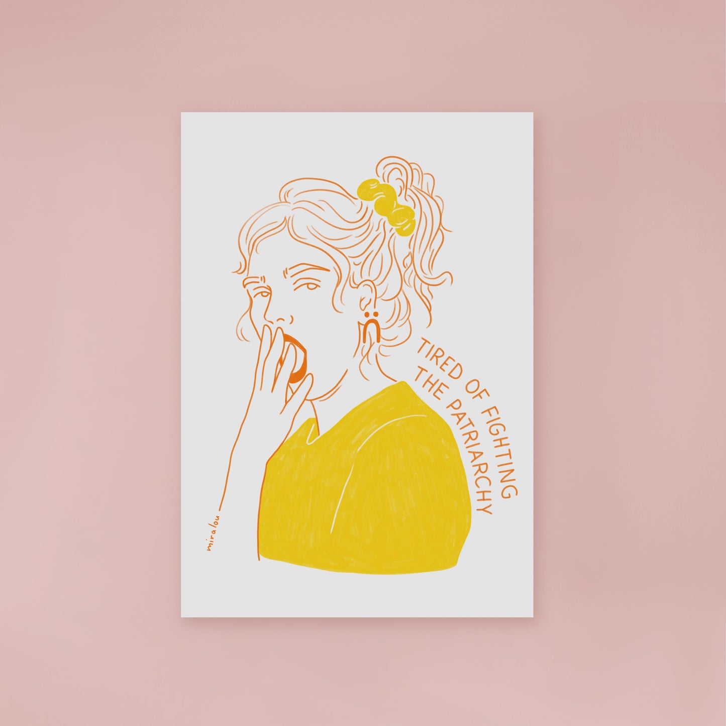 TIRED OF FIGHTING – KUNSTDRUCK