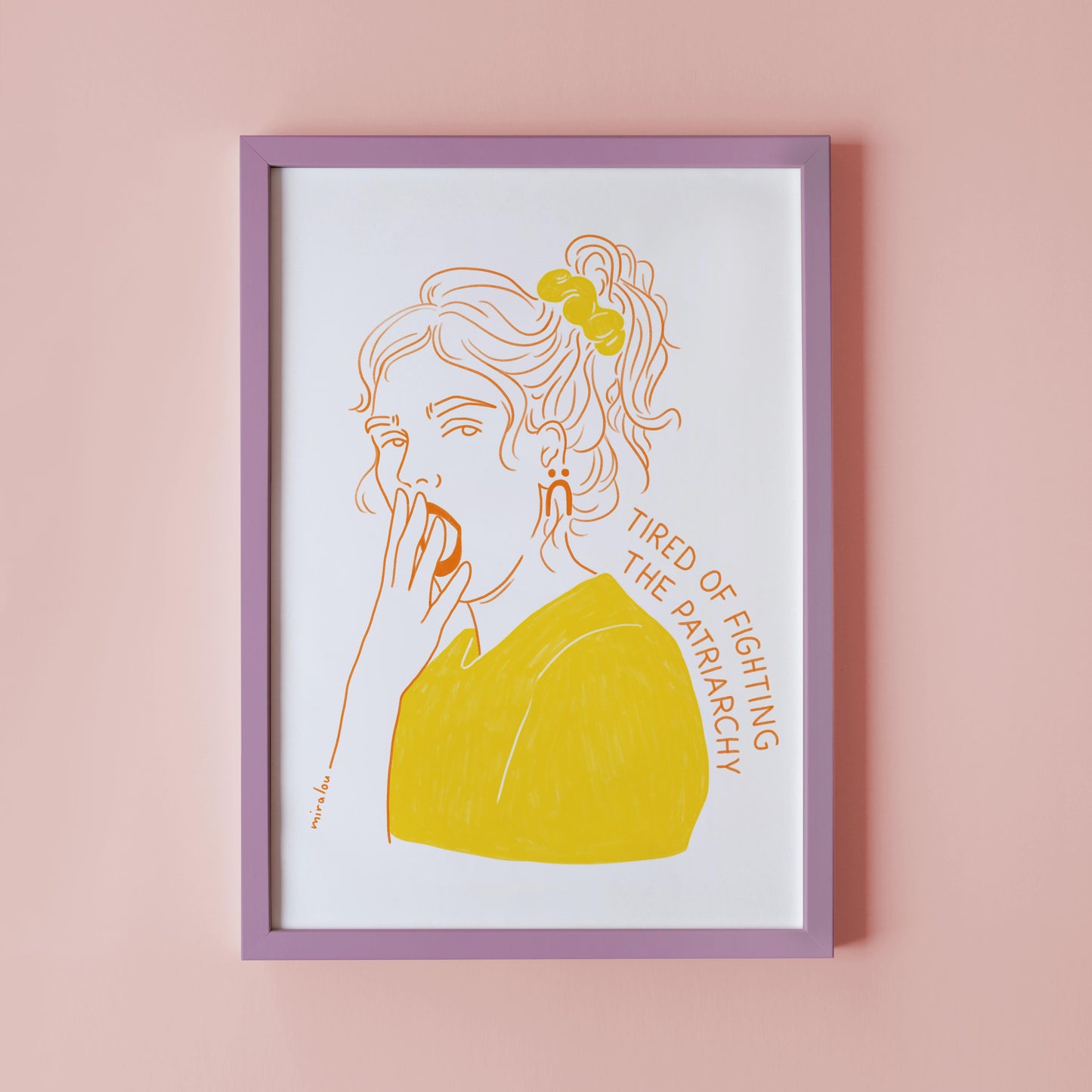 TIRED OF FIGHTING – KUNSTDRUCK