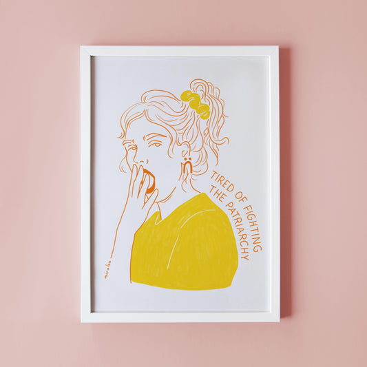 TIRED OF FIGHTING – ART PRINT