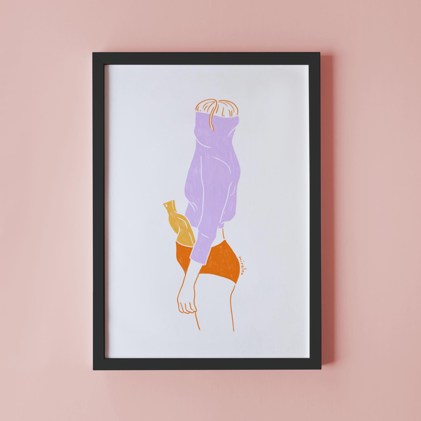 WORK FROM HOME OUTFIT - KUNSTDRUCK