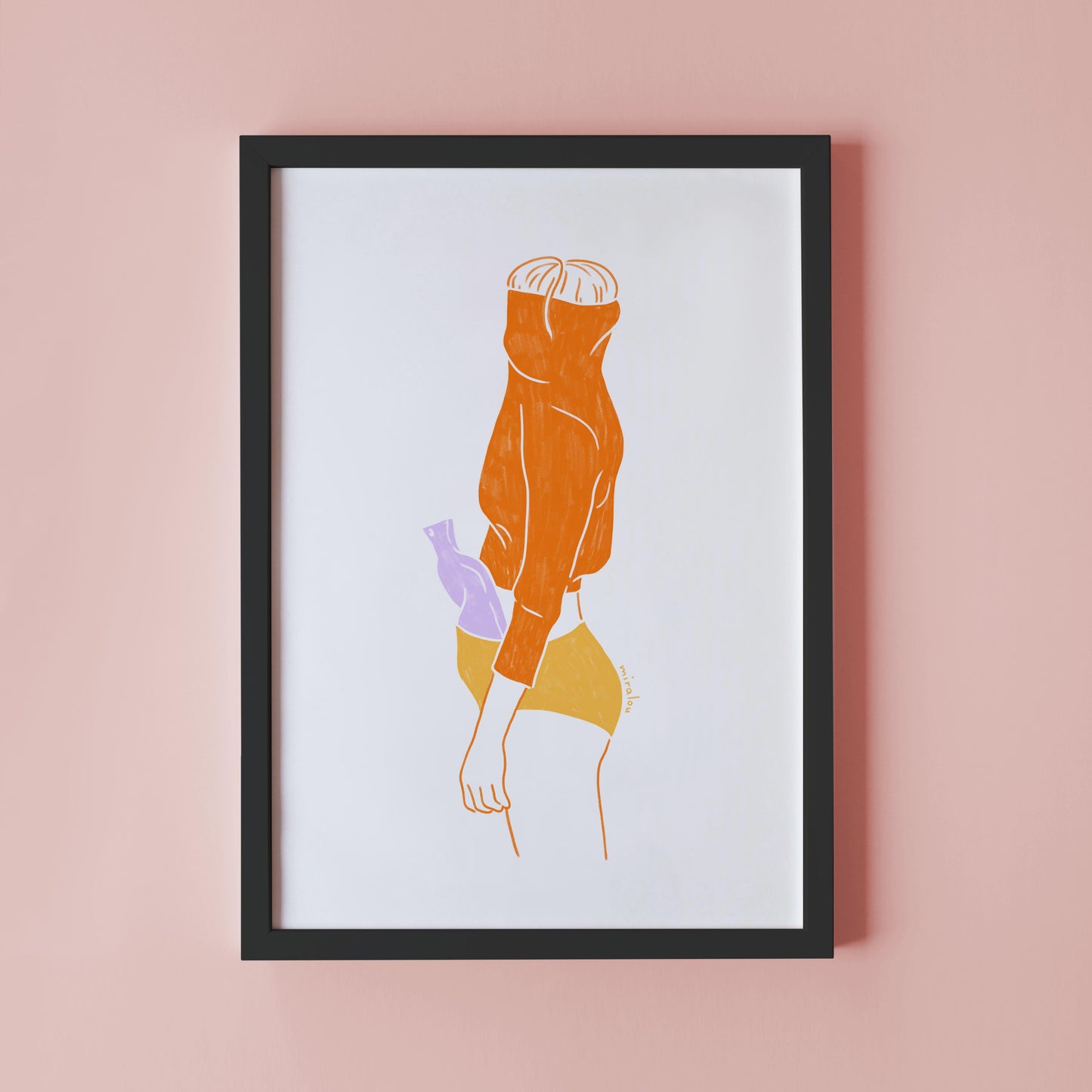 WORK FROM HOME OUTFIT - KUNSTDRUCK