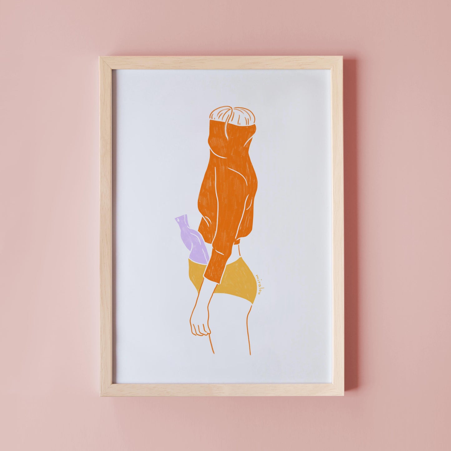 WORK FROM HOME OUTFIT - KUNSTDRUCK