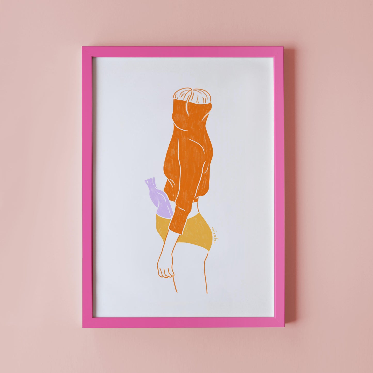 WORK FROM HOME OUTFIT - KUNSTDRUCK
