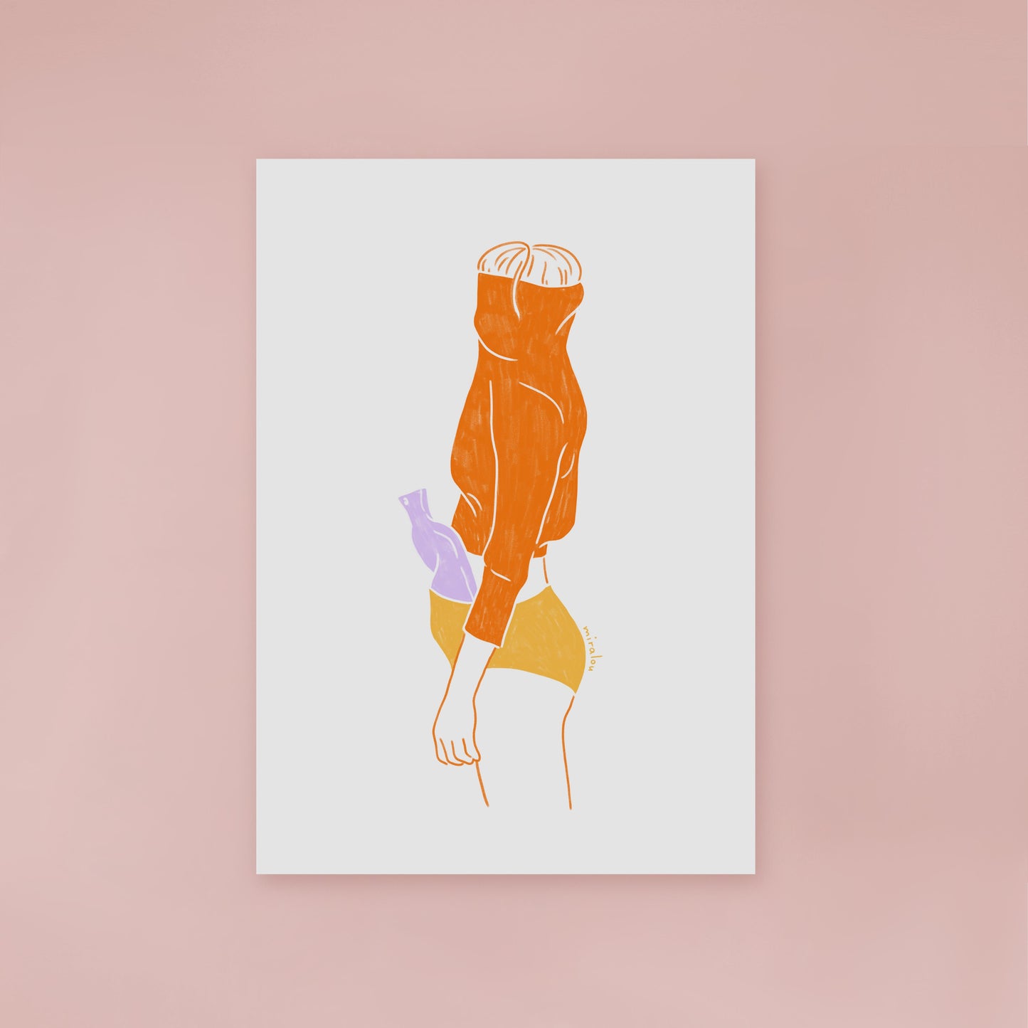 WORK FROM HOME OUTFIT - KUNSTDRUCK