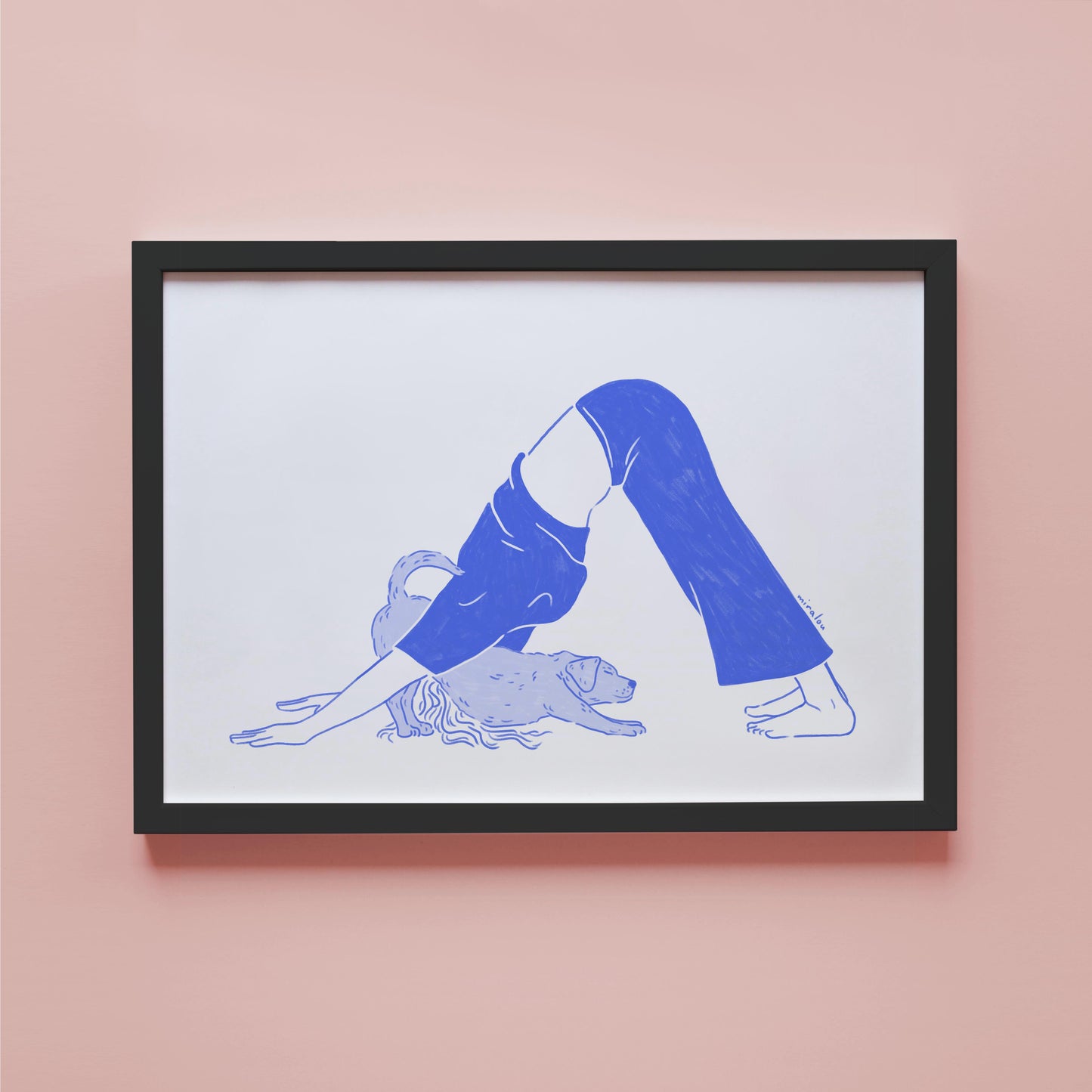 YOGA DOG - ART PRINT