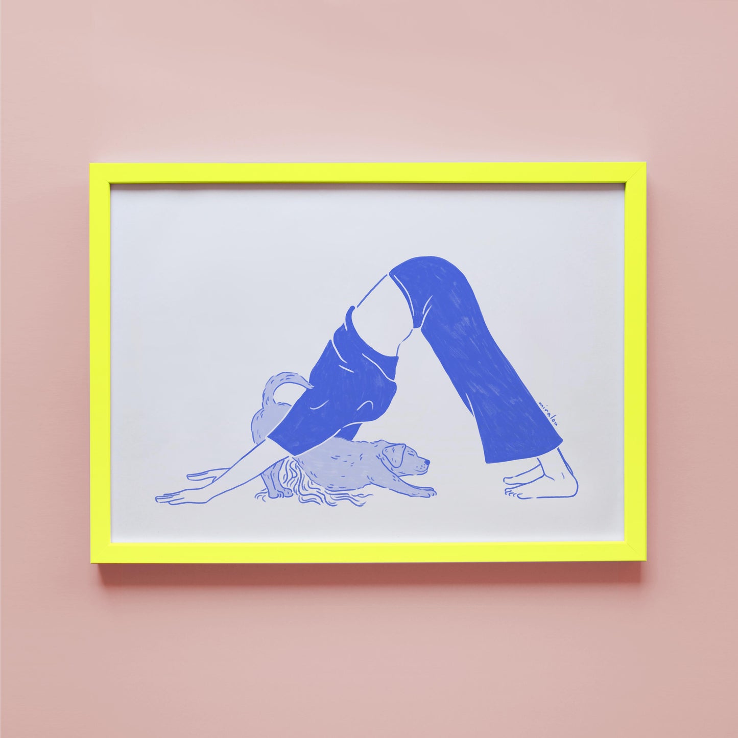 YOGA DOG - ART PRINT