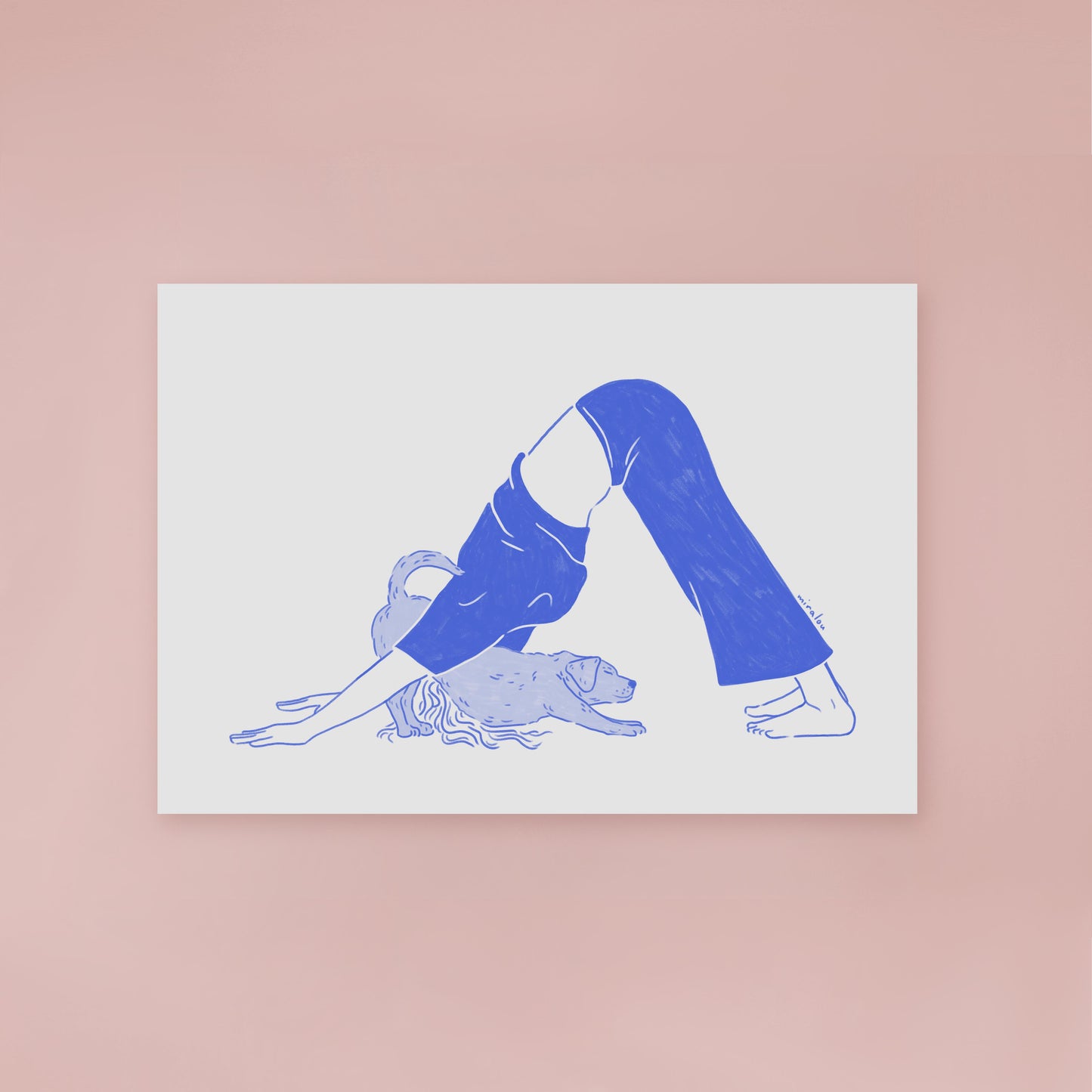 YOGA DOG - ART PRINT