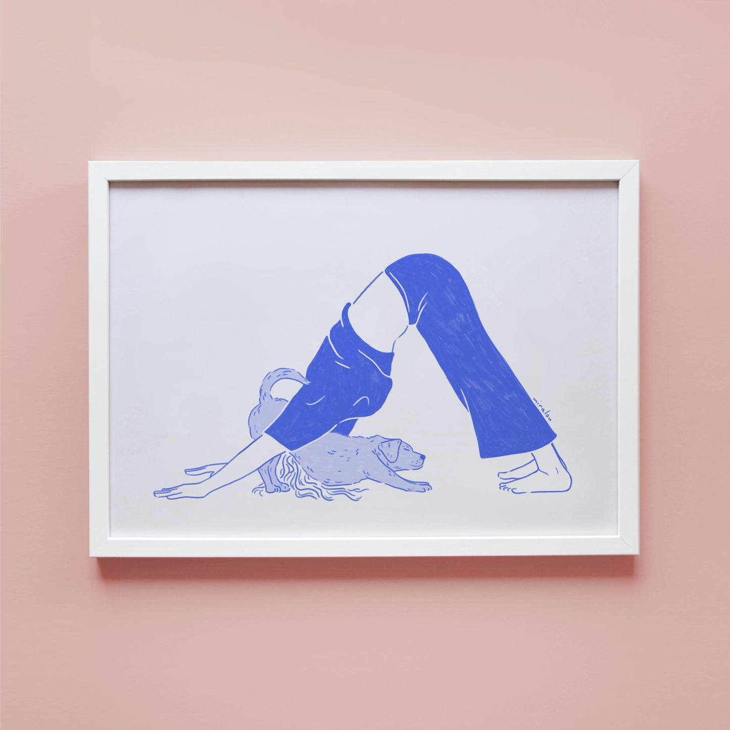 YOGA DOG - ART PRINT
