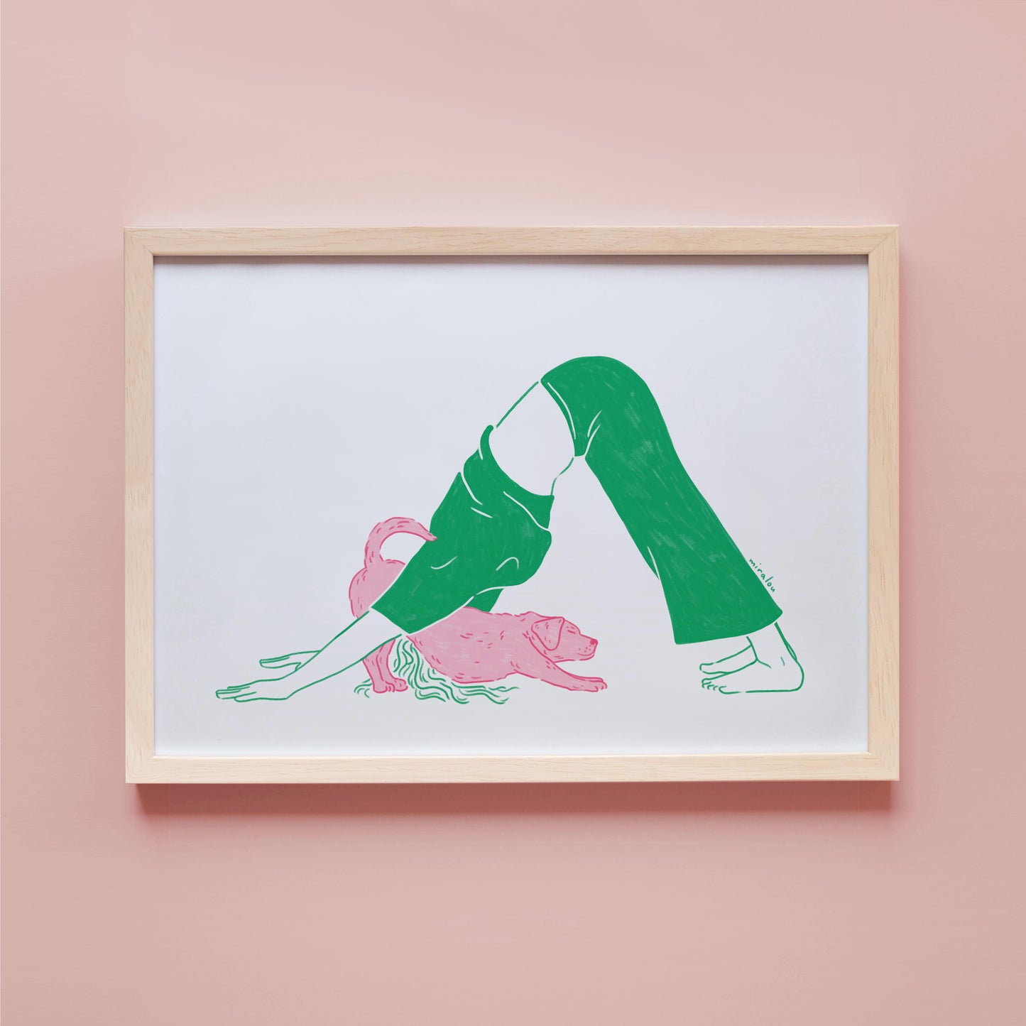 YOGA DOG - ART PRINT