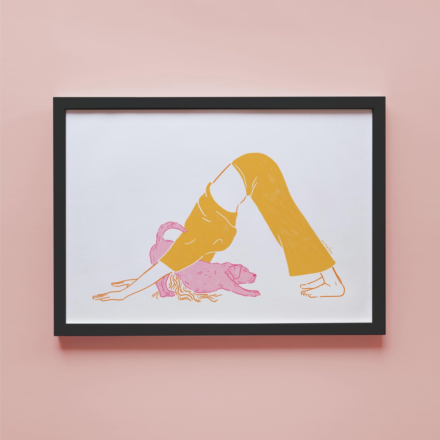 YOGA DOG - ART PRINT