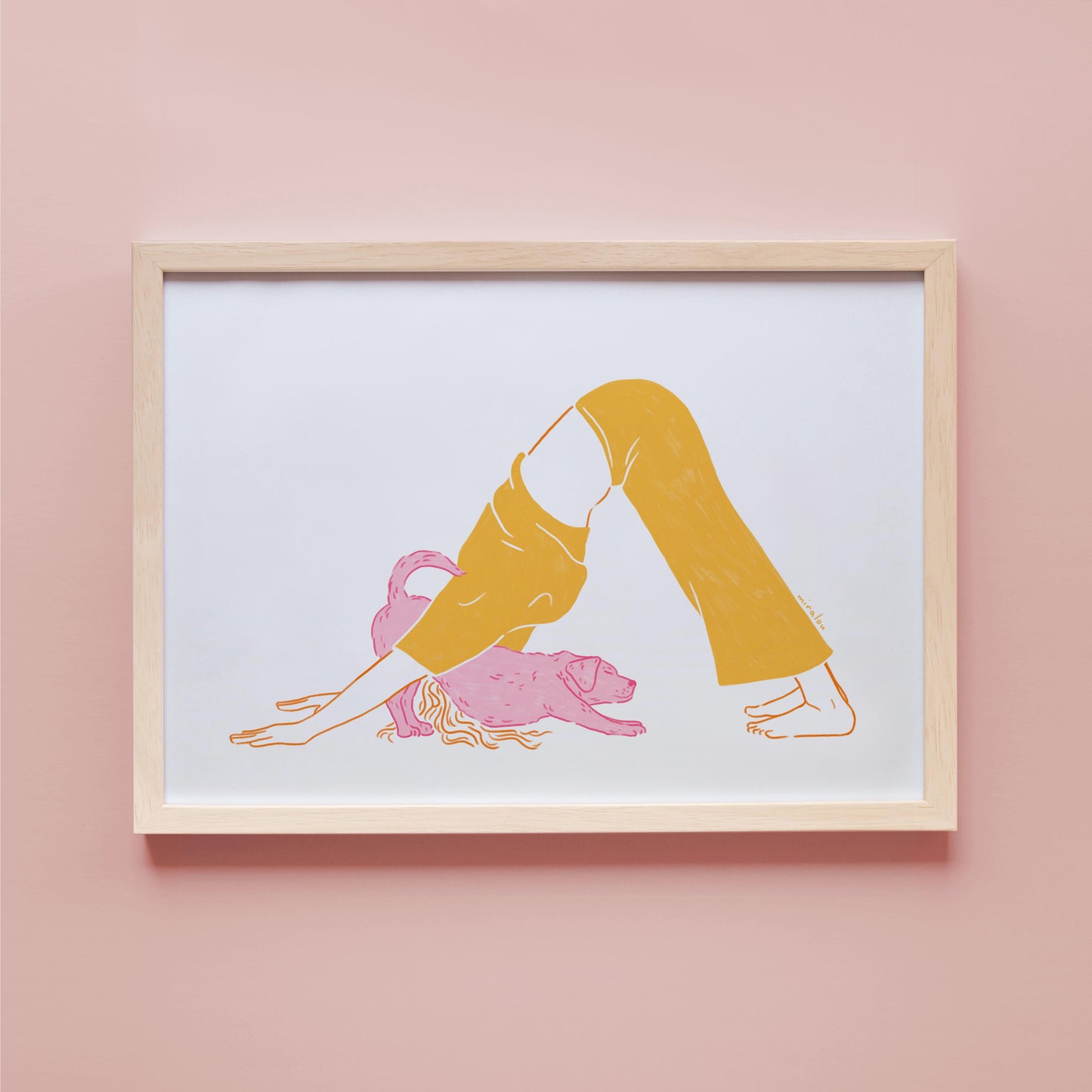 YOGA DOG - ART PRINT