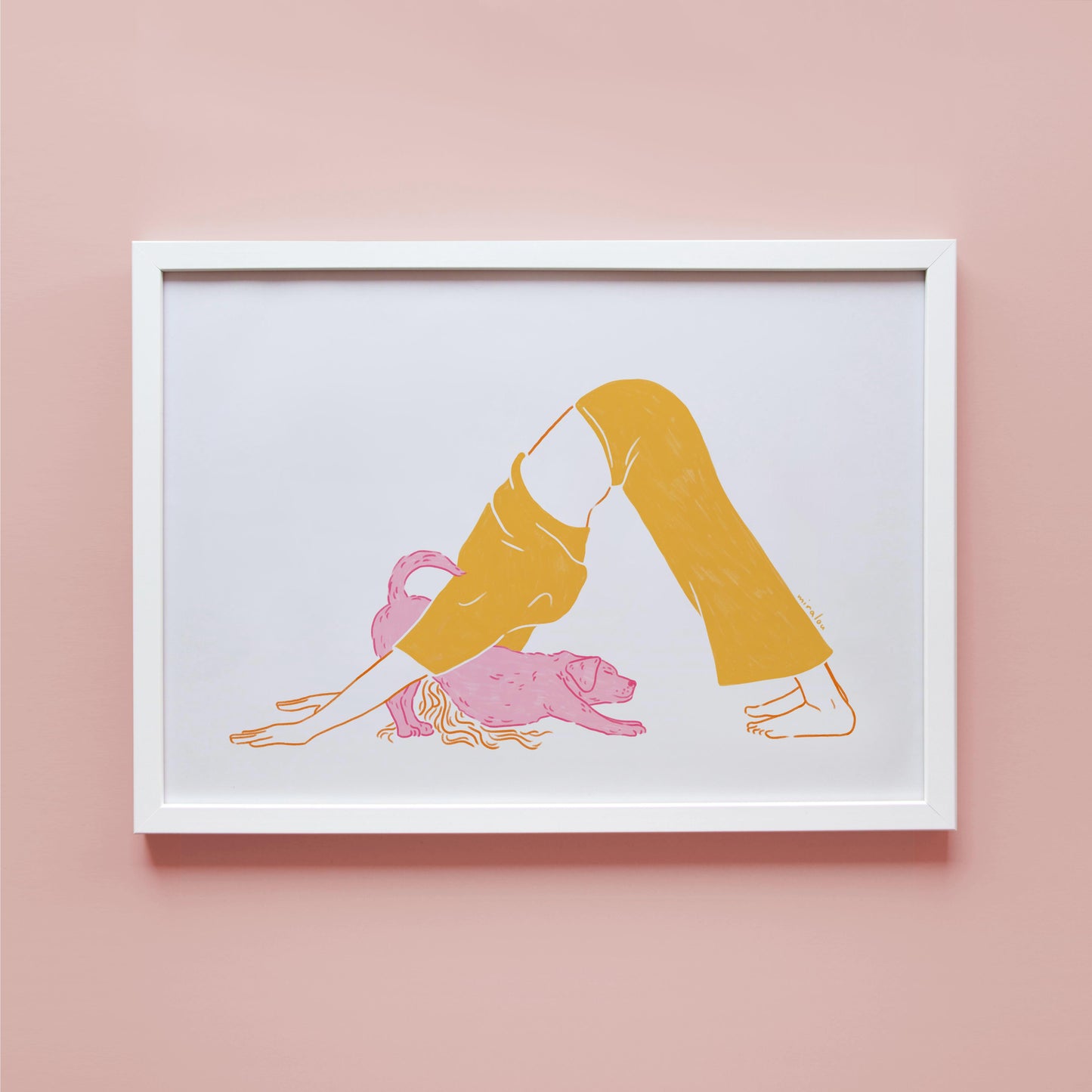 YOGA DOG - ART PRINT