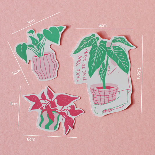 TIME TO GROW - STICKER