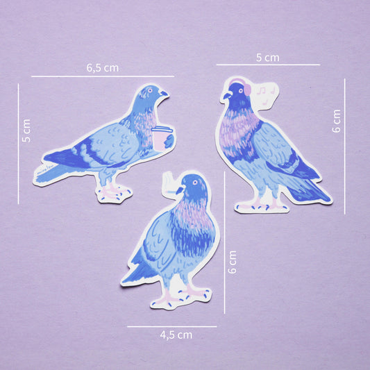 BERLIN CITY PIGEONS - STICKER