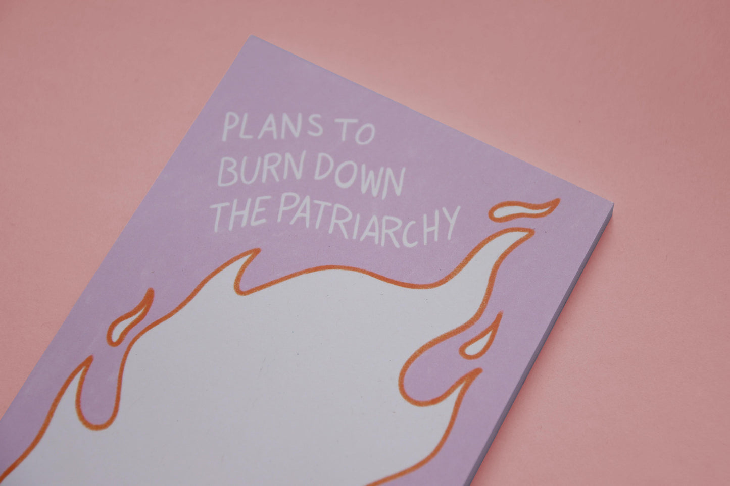 BURN DOWN NOTEPAD