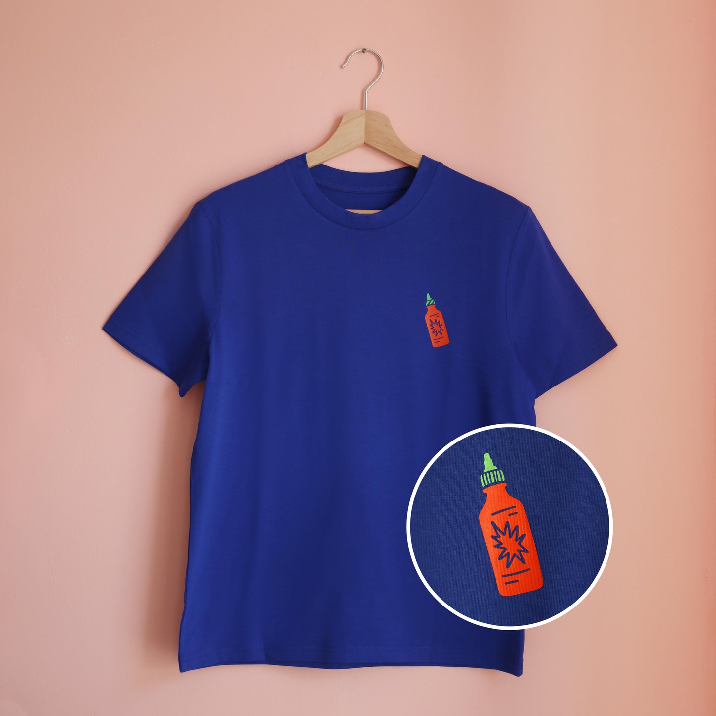 BURN FOR YOU, BLUE - UNISEX T-SHIRT SCREEN PRINT