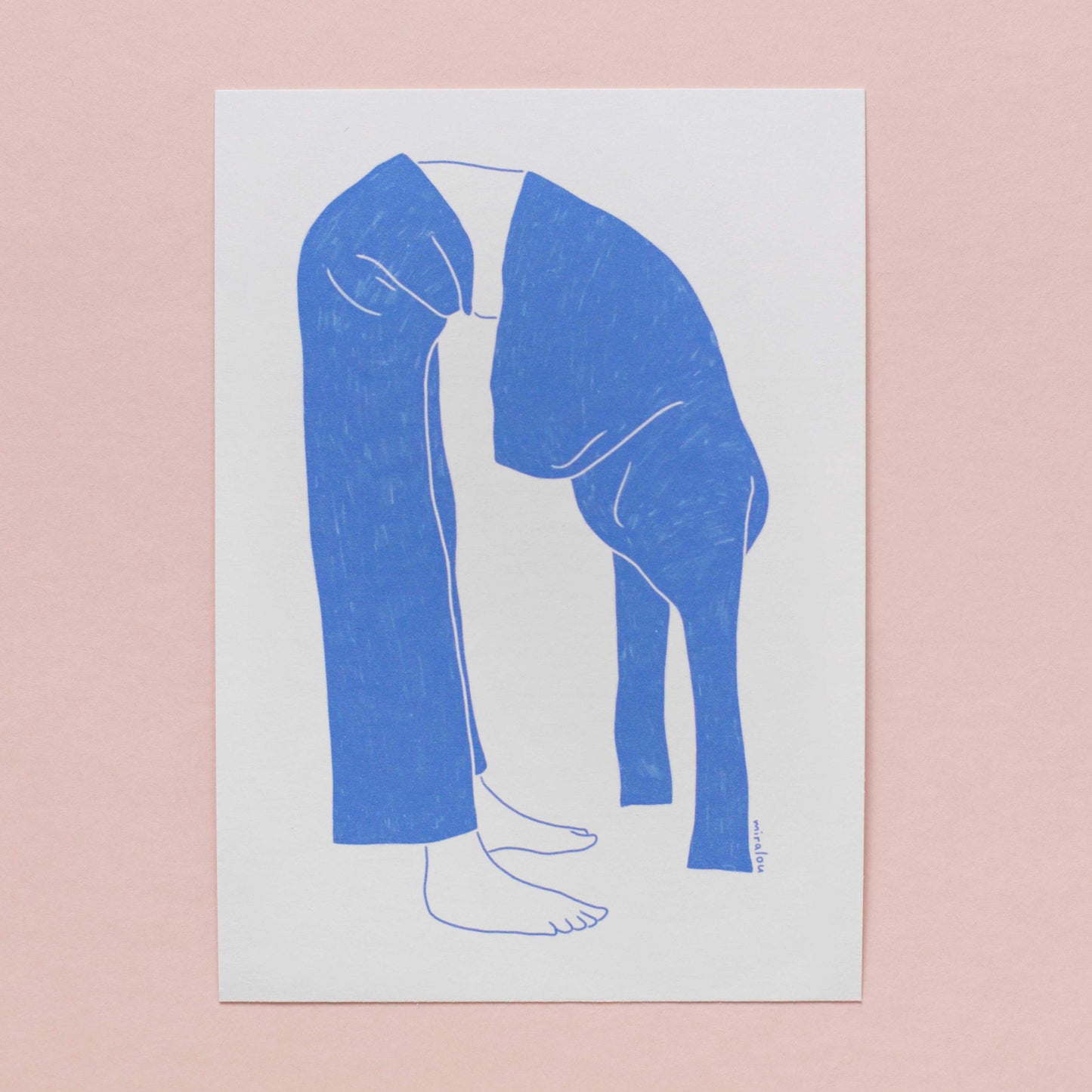 FEELING BLUE - POSTCARD SET (4 PIECES)