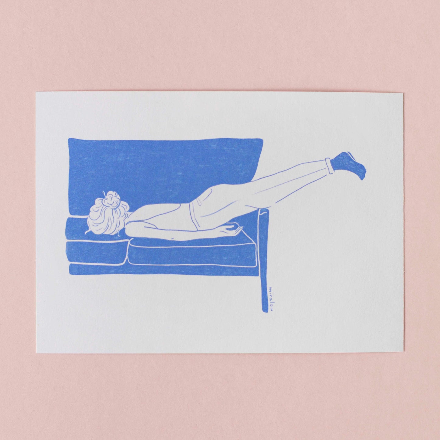 FEELING BLUE - POSTCARD SET (4 PIECES)