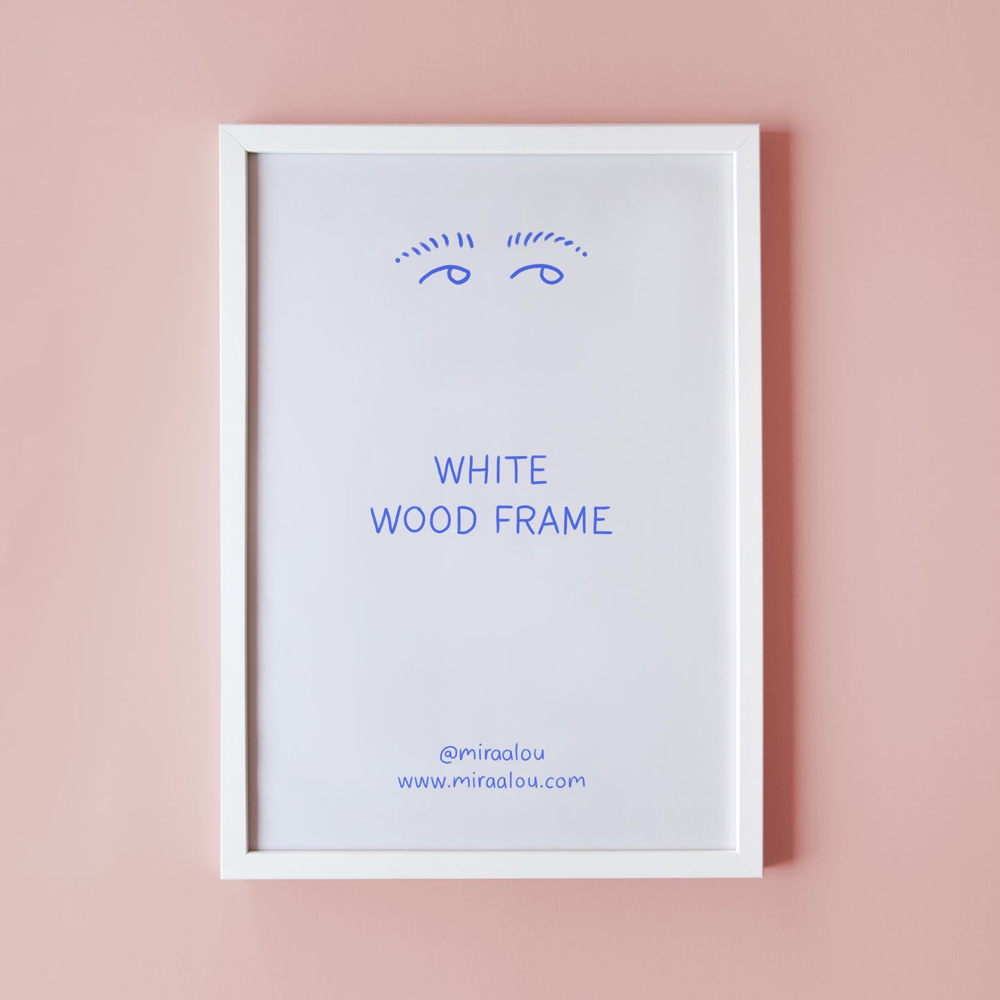 WOODEN PICTURE FRAME – WHITE