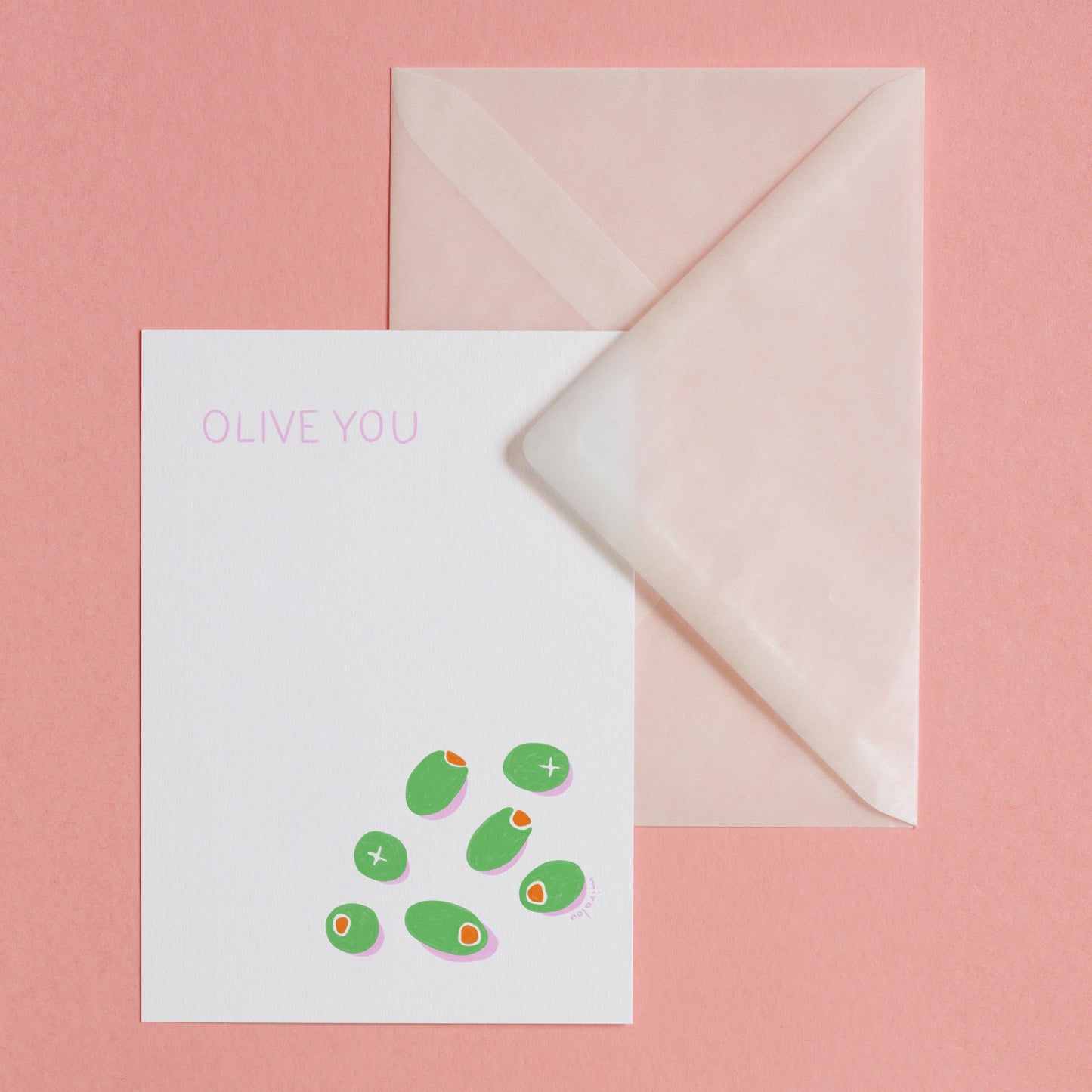 OLIVE YOU - POSTKARTE